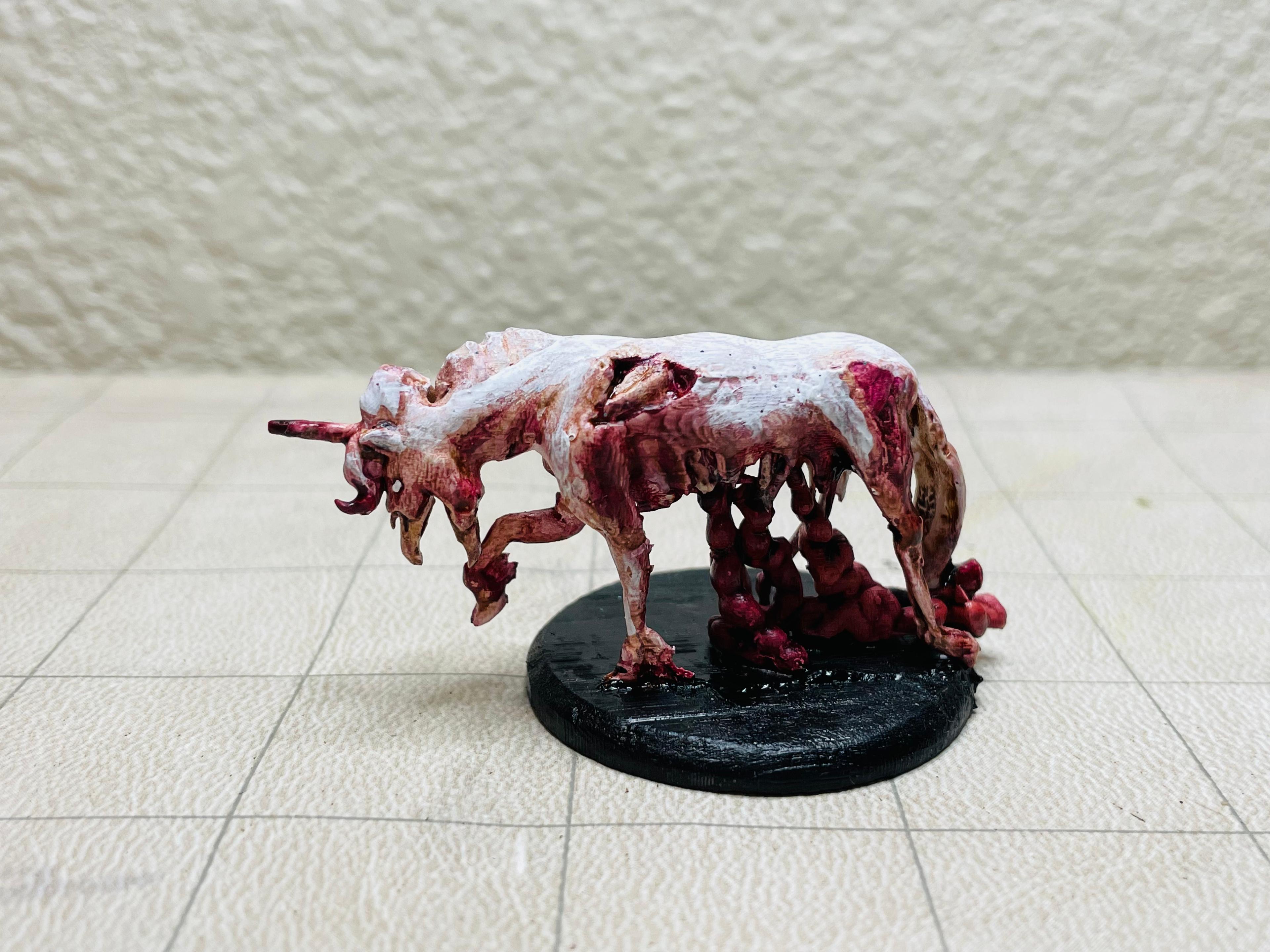 Zombie Unicorn 3d model
