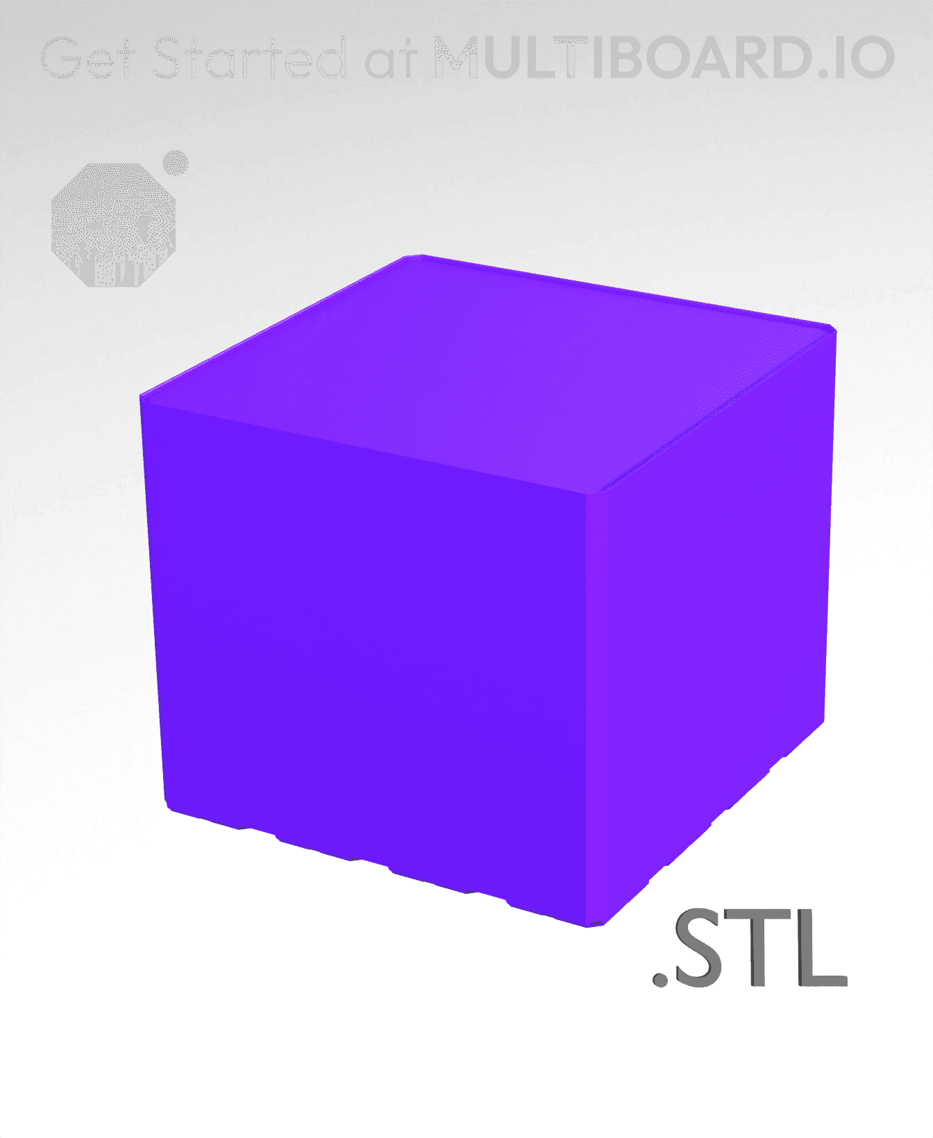 4x4x3·5 - Multibin Insert - STL Remixing File 3d model