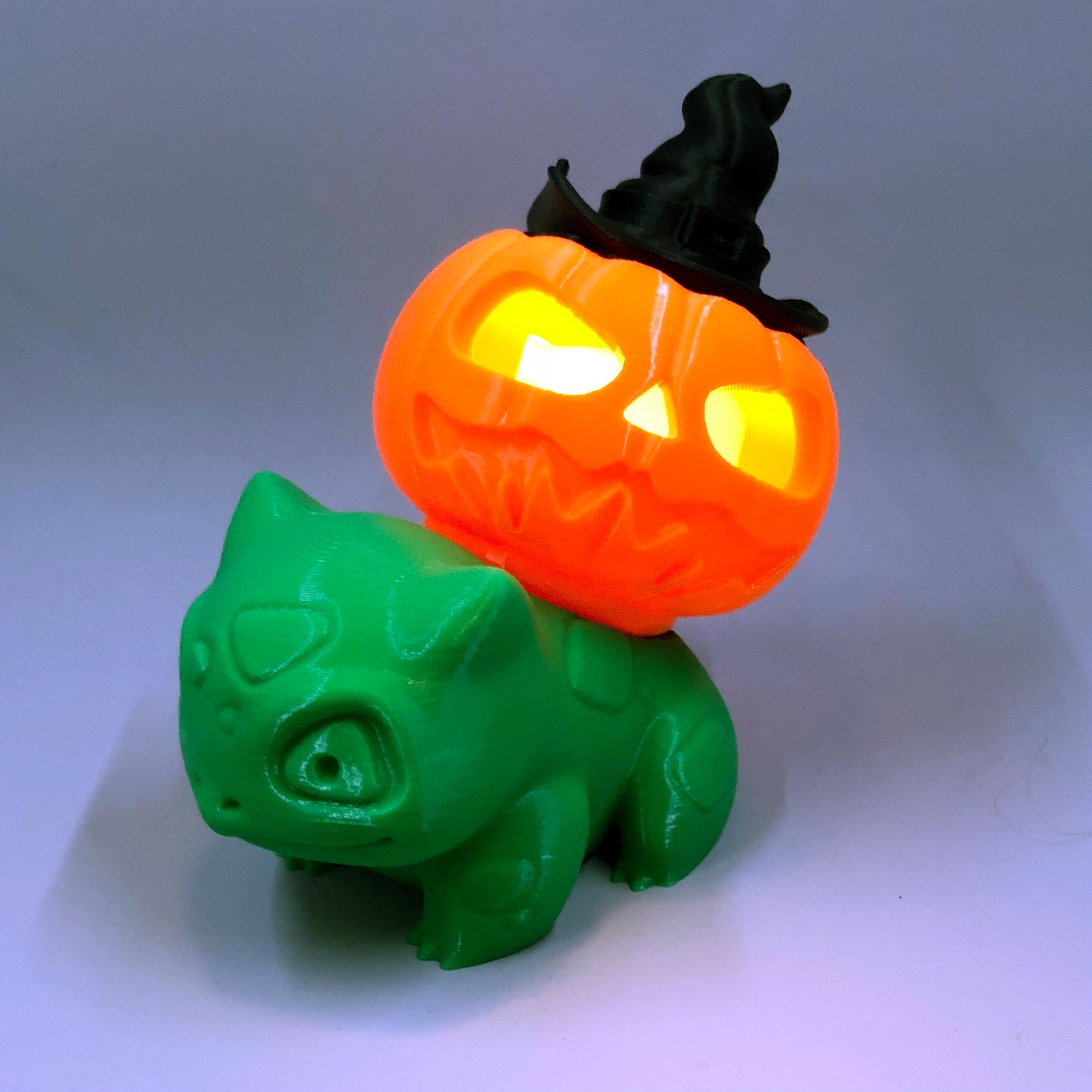 Bulbasaur Pumpkin Witch's Hat 3d model