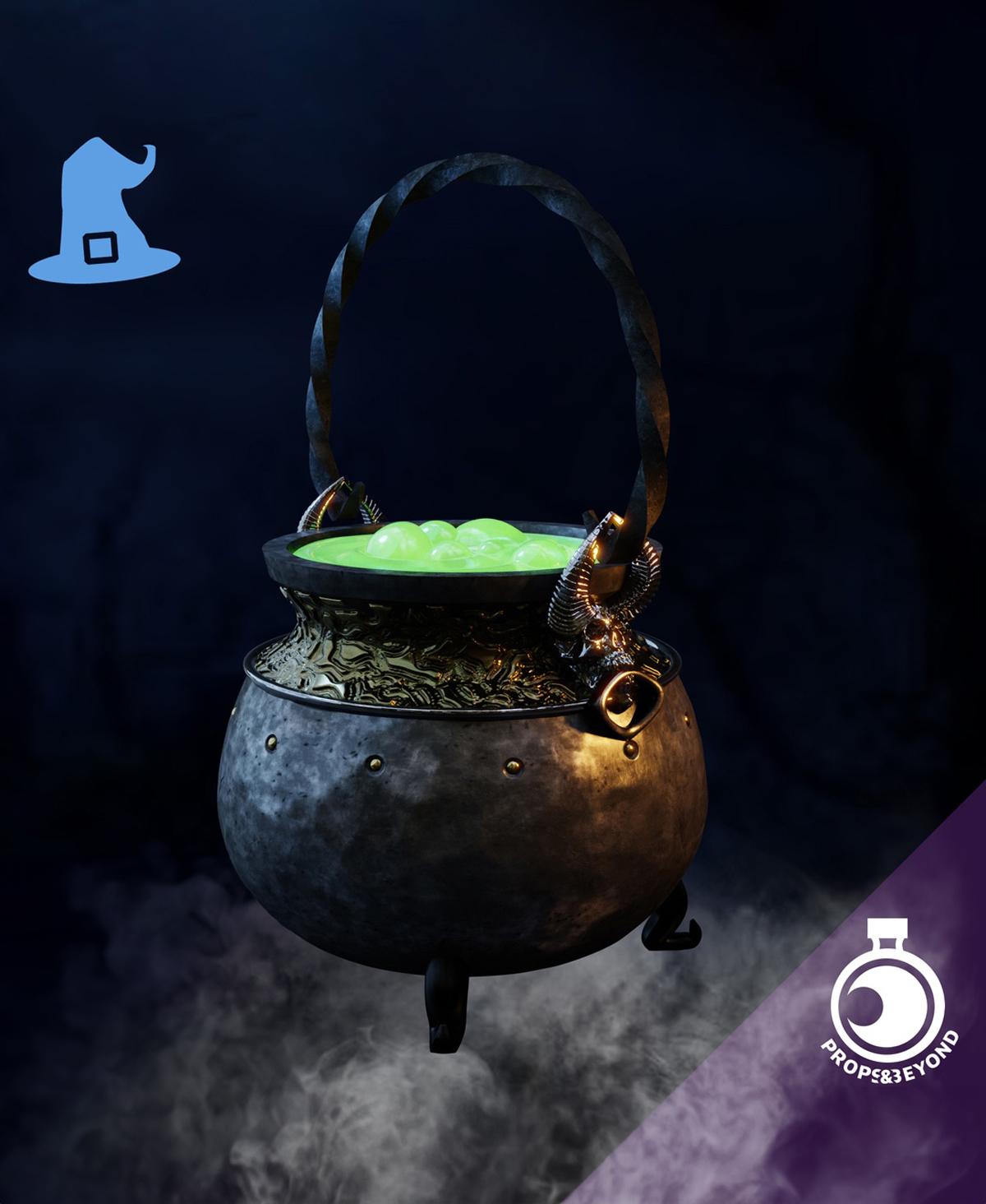 Witches’ Cauldron 3d model