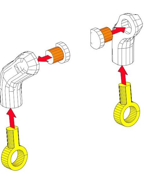 LEGO SQUID GAME SOLDIER - Glue peg to arm and attach the hand

Orange - Glue Surface
Blue - 1.75 mm fillament - 3d model