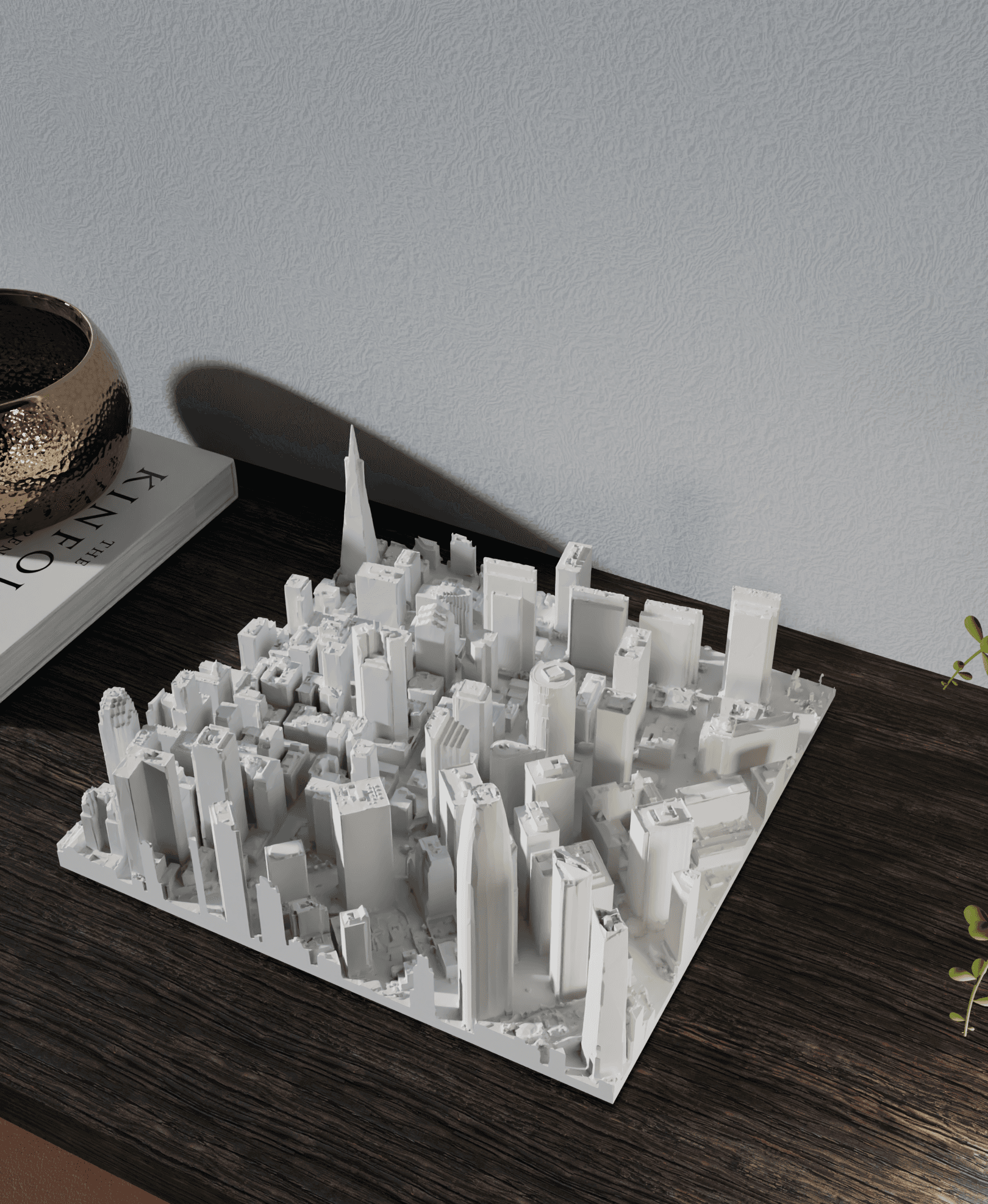 San Francisco, CA - Small, Medium, and Large 3d model