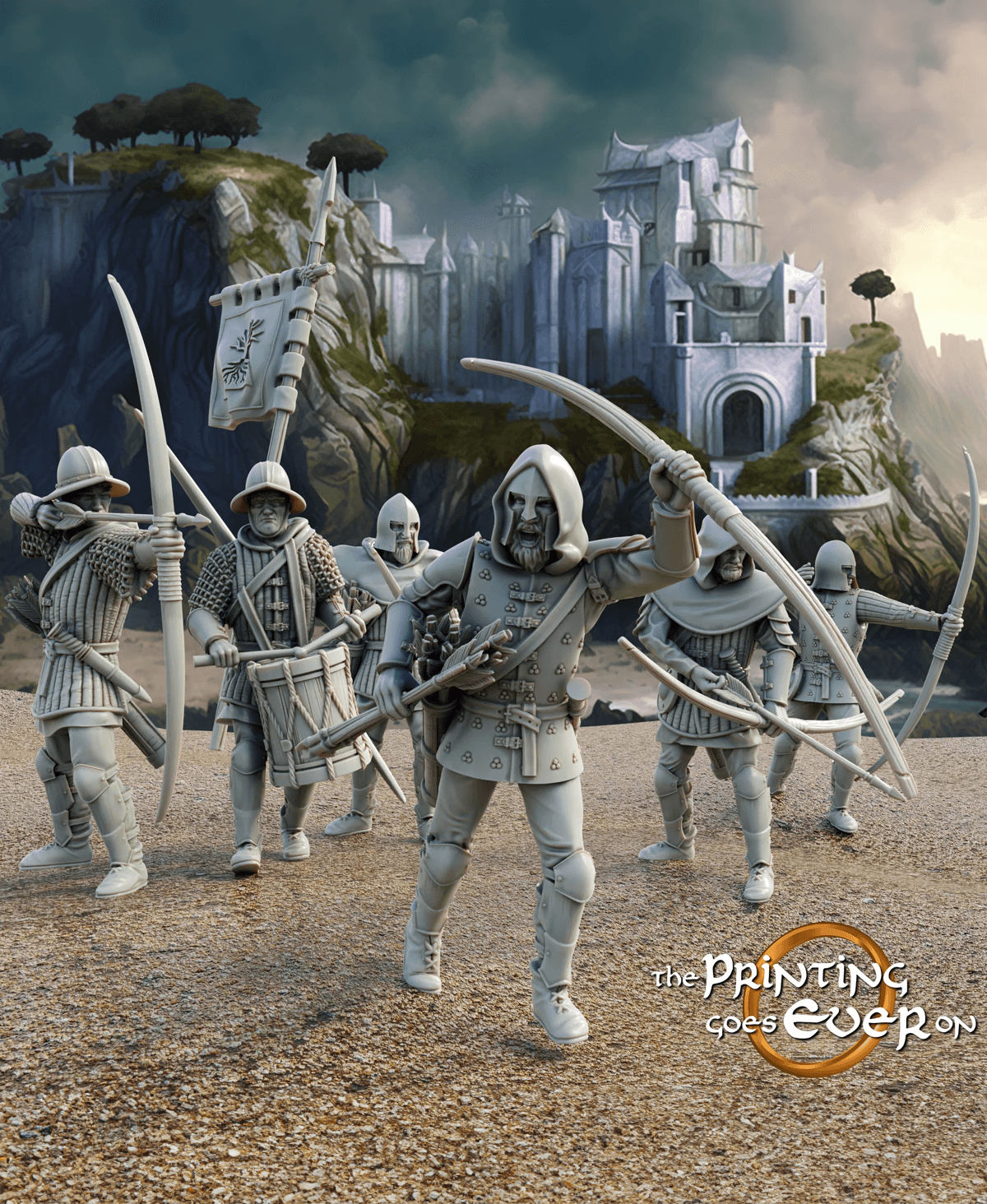 Vale Archers - Full Set 3d model