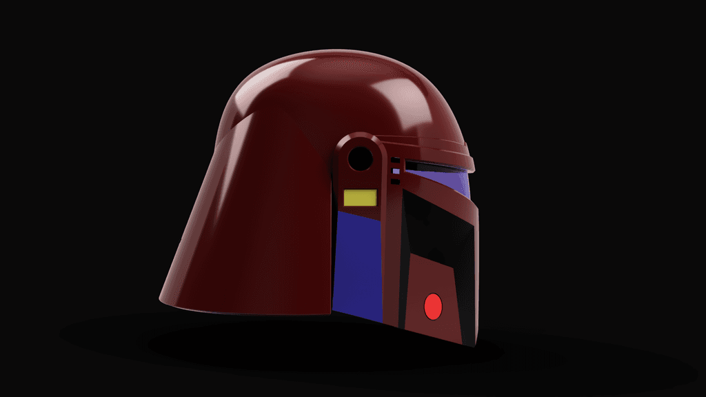 "Bushido" - Custom Post Imperial Helmet 3d model