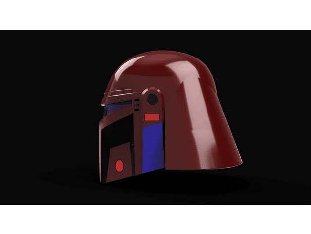 "Bushido" - Custom Post Imperial Helmet 3d model