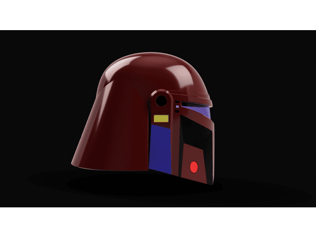 "Bushido" - Custom Post Imperial Helmet 3d model