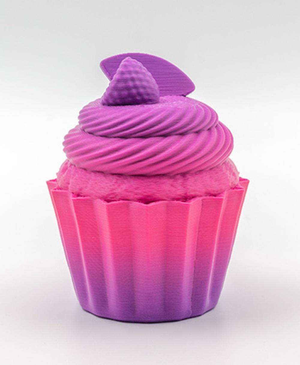 Cupcake with Fruit +MMU Files 3d model