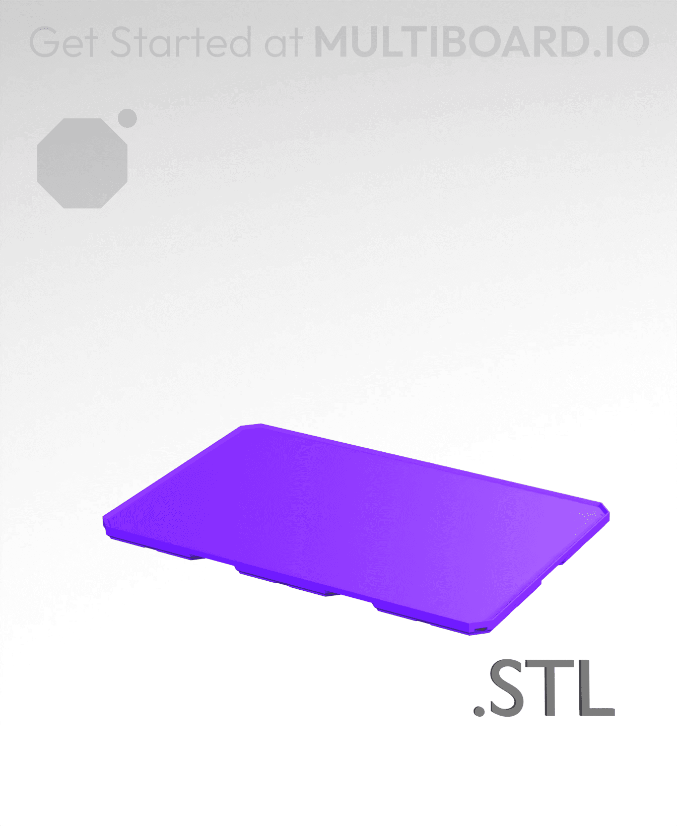 3x2x0·25 - Multibin Insert - STL Remixing File 3d model