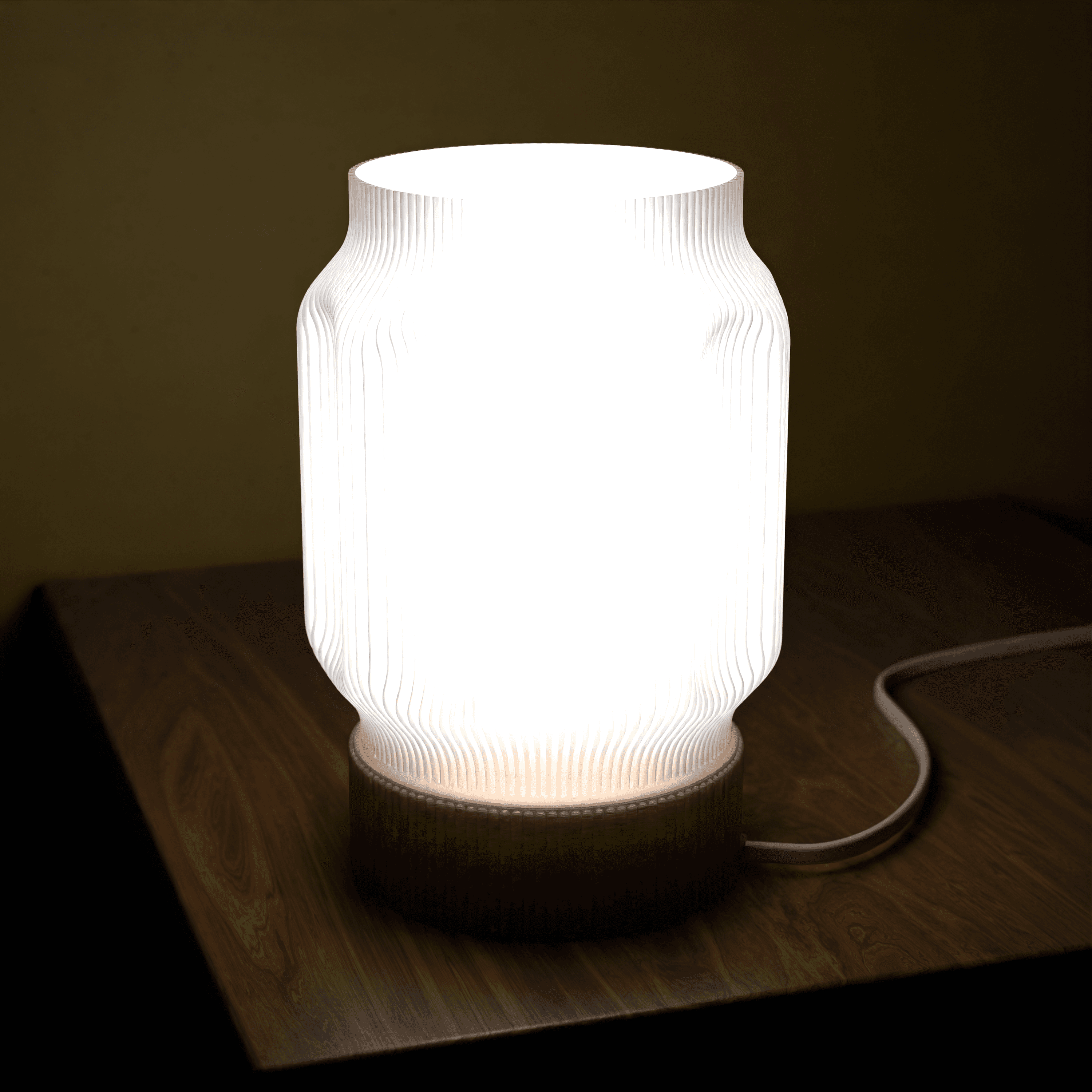 GROOVED LAMP (e27) 3d model