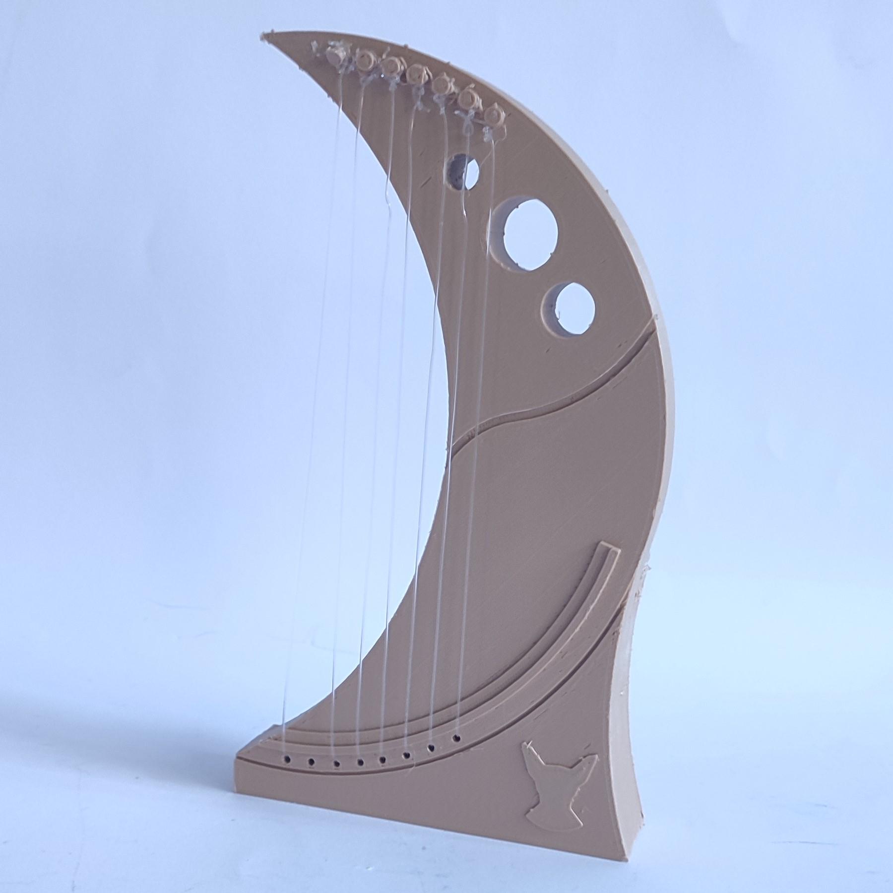 Harp #Junetunes 3d model