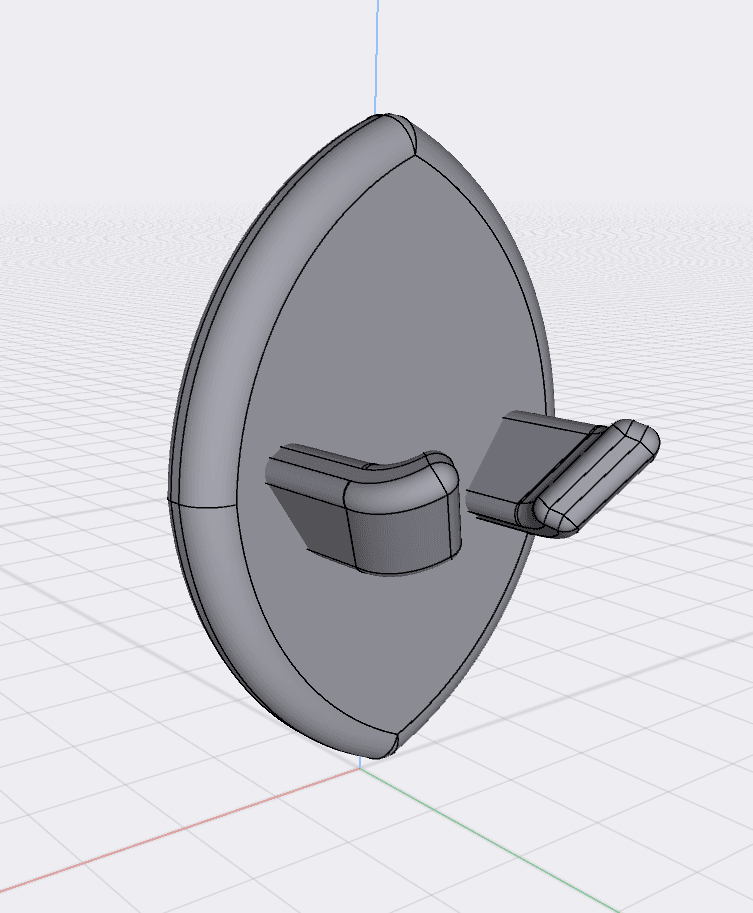 Leaf Razor Mount.stl 3d model