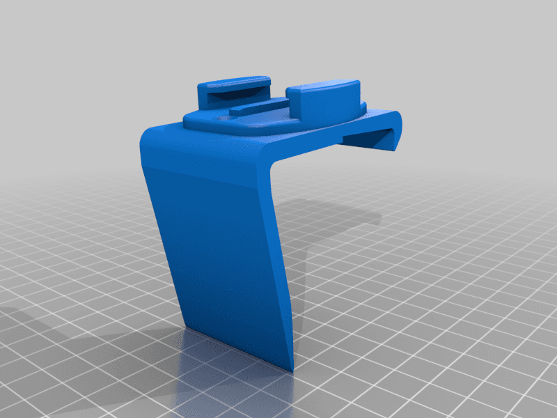 GoPro Monitor Mount 3d model