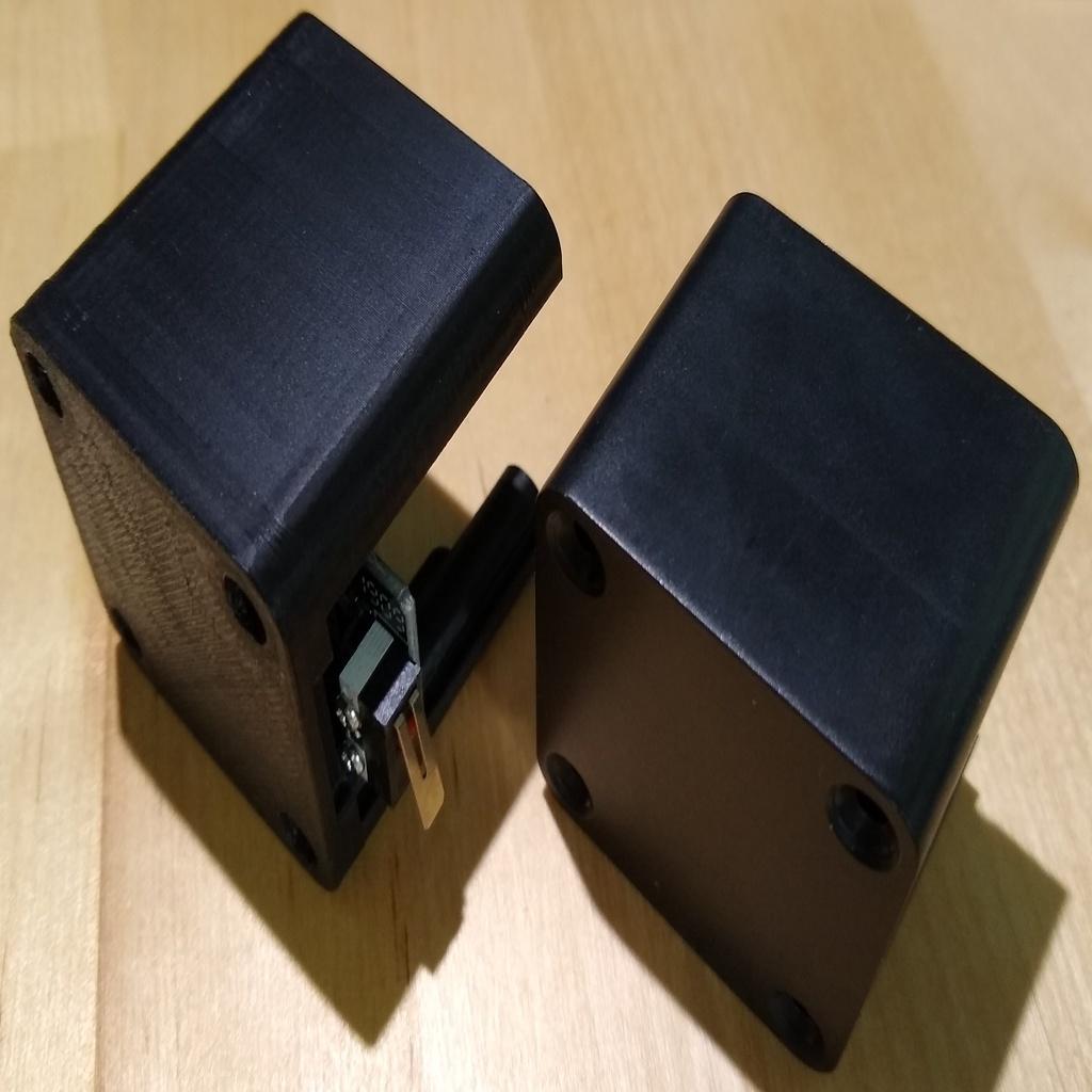 X limit switch bracket for linear rail mod 3d model