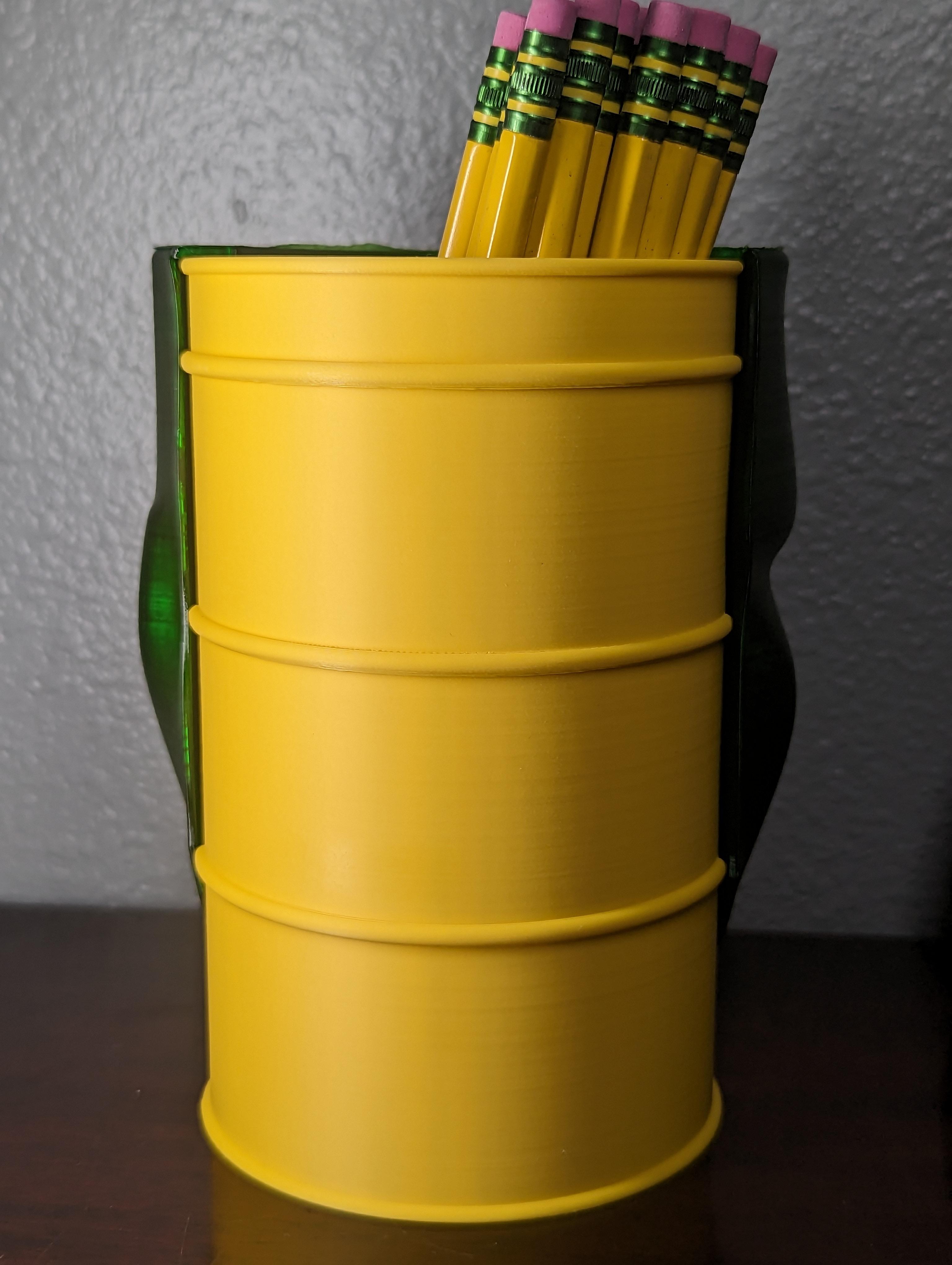 Nuclear Waste Pencil Bucket  3d model