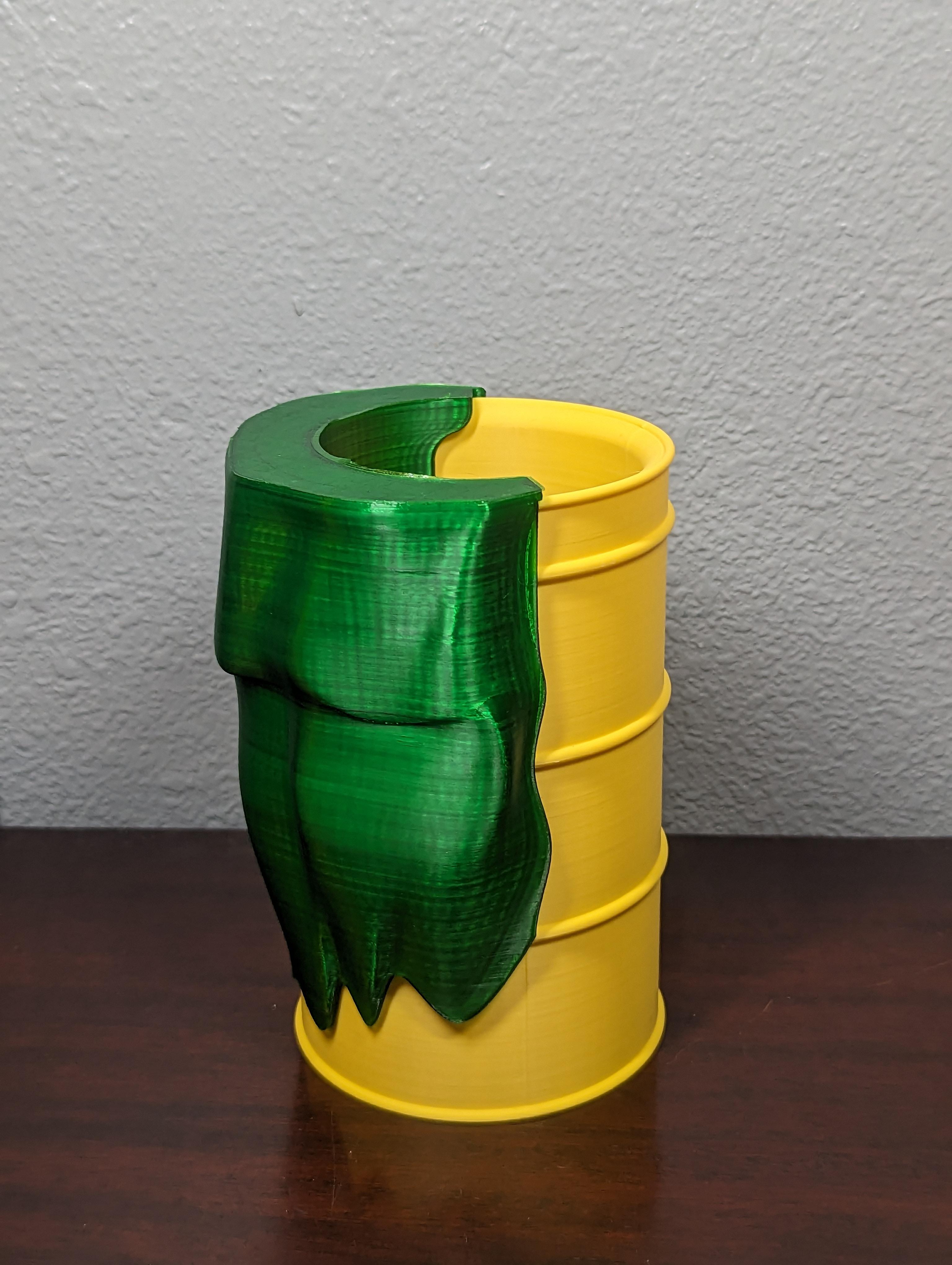 Nuclear Waste Pencil Bucket  3d model