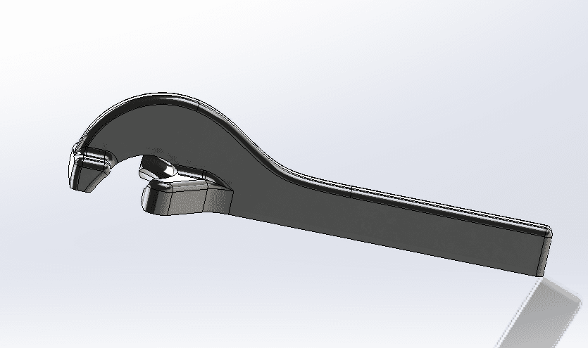 Fully Printable Bottle Opener 3d model