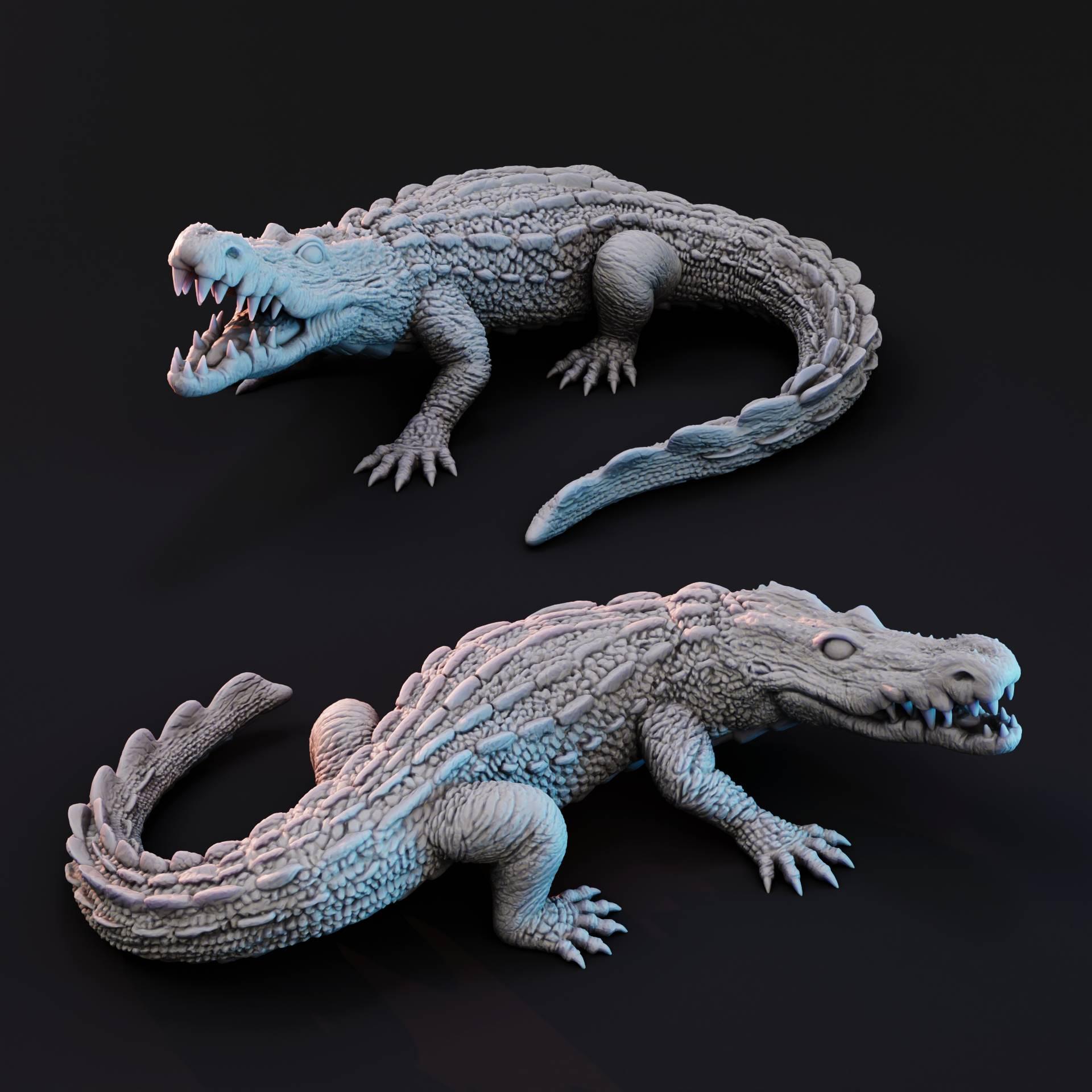 Alligator Twin Pack 3d model