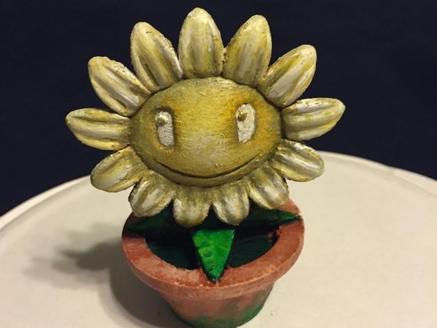 Plants vs Zombies Potted Sunflower 3d model