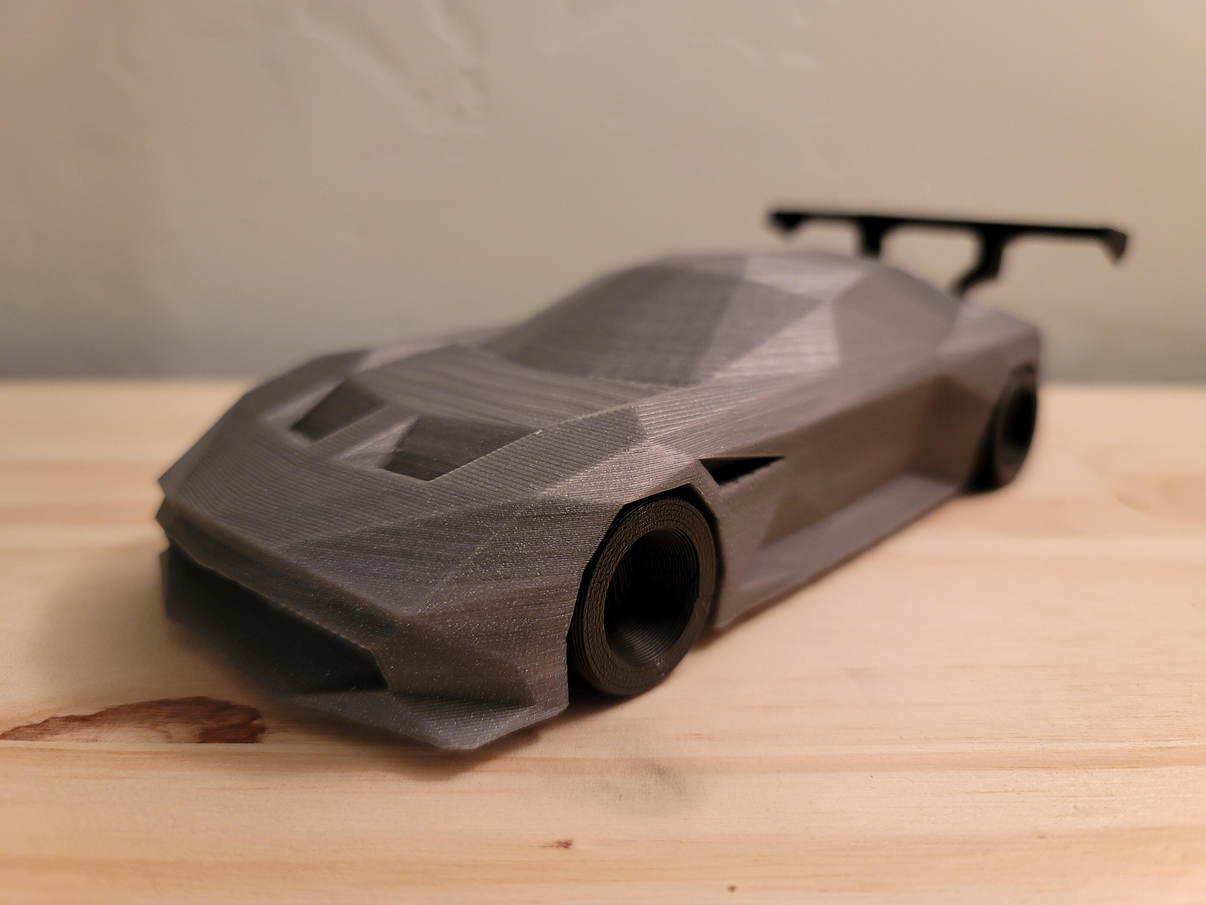 Low Poly Aston Martin Vulcan - Remastered 3d model