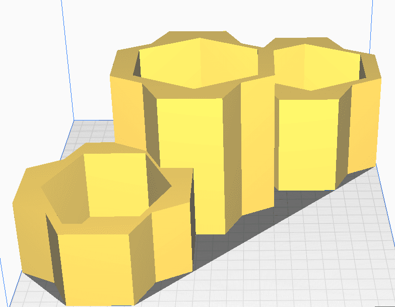 3 flower pots v1.stl 3d model