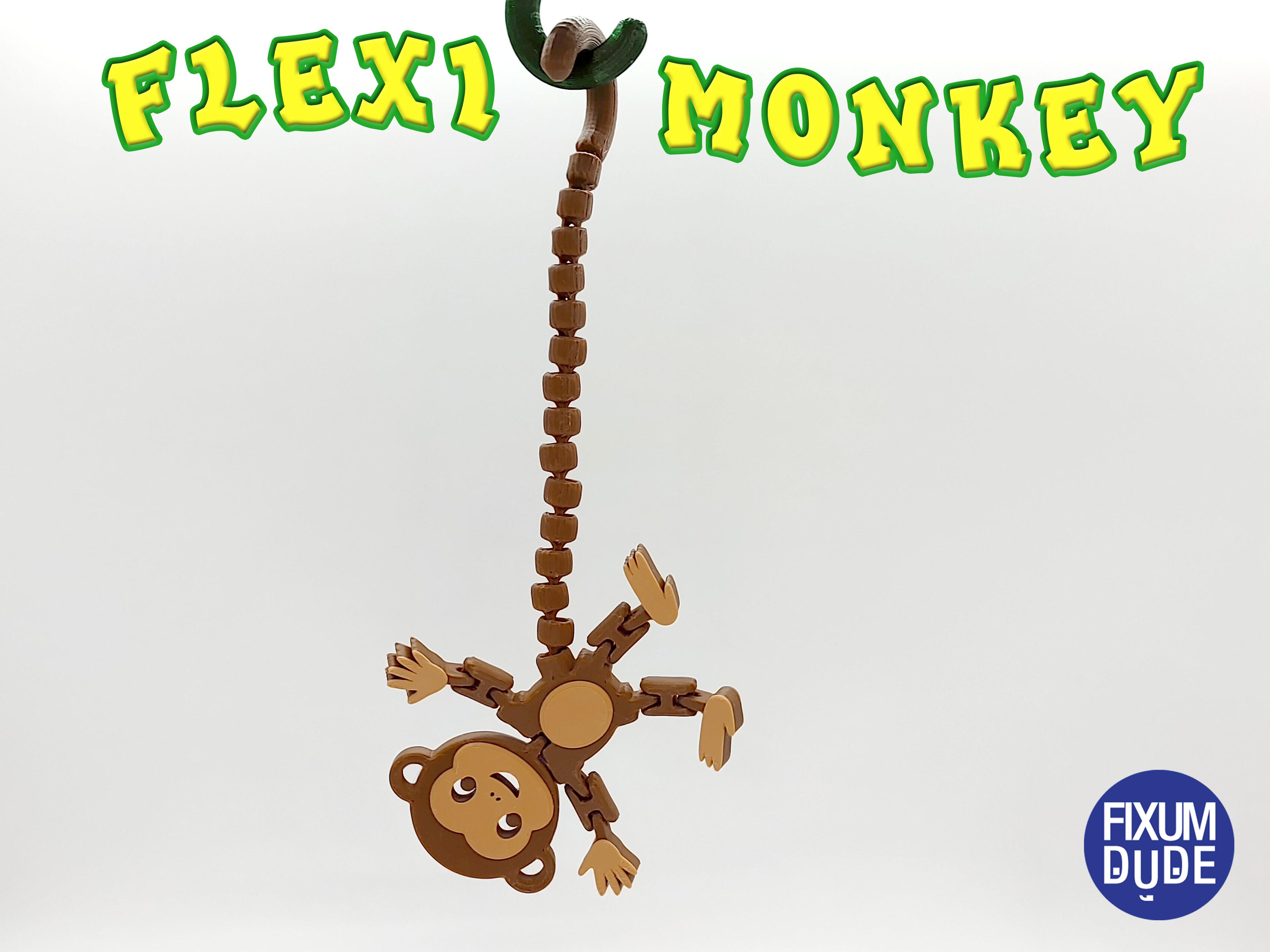 Flexi Articulated Monkey 3d model