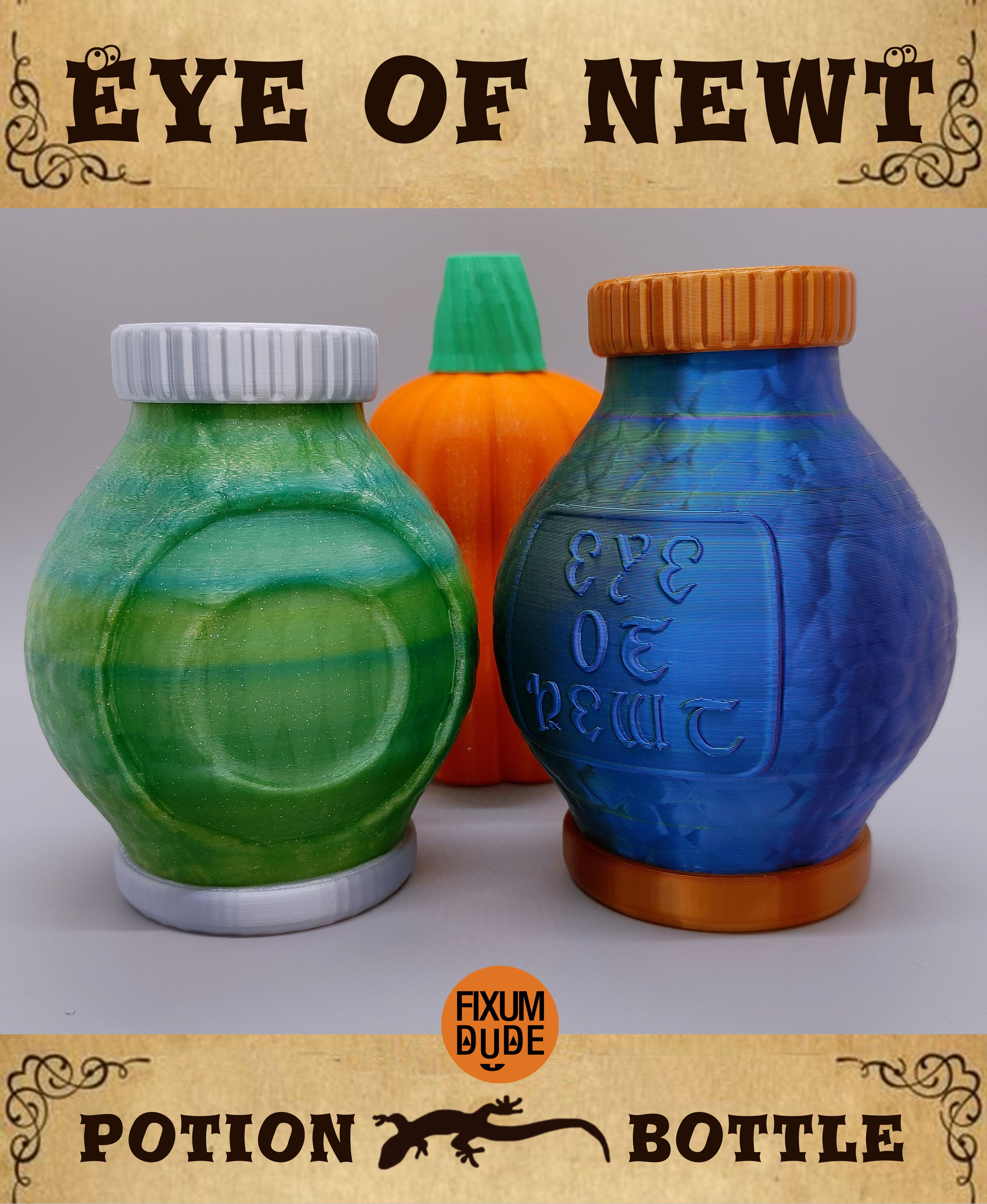 Eye Of Newt Potion Bottle 3d model