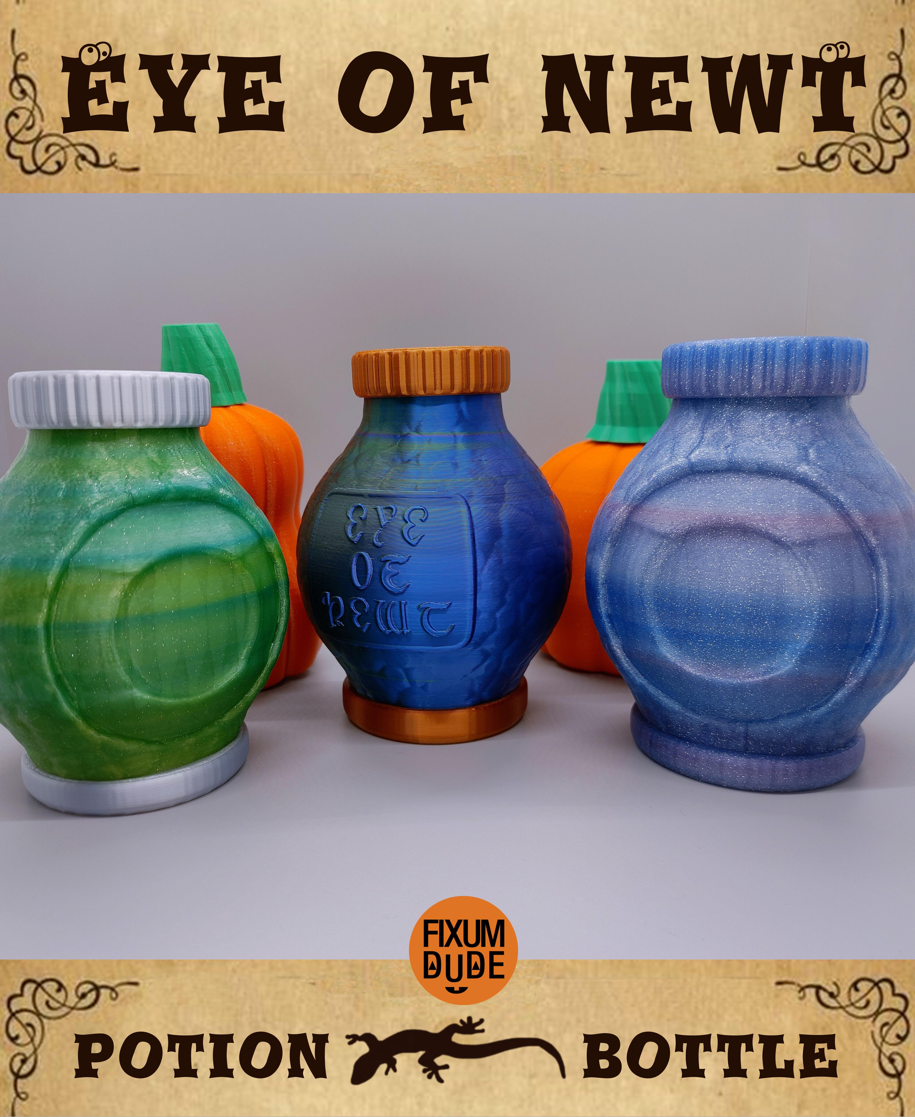 Eye Of Newt Potion Bottle 3d model