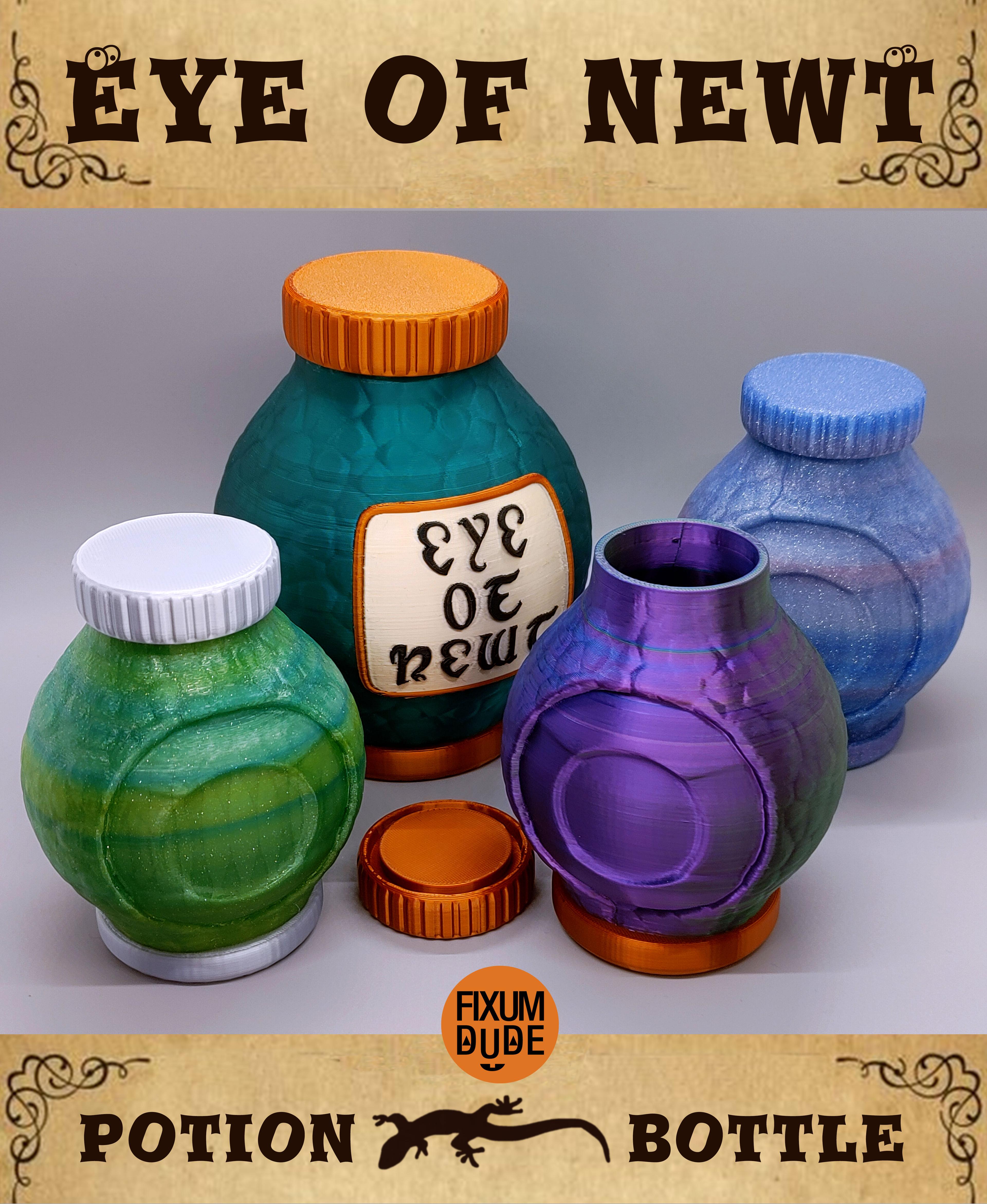 Eye Of Newt Potion Bottle 3d model