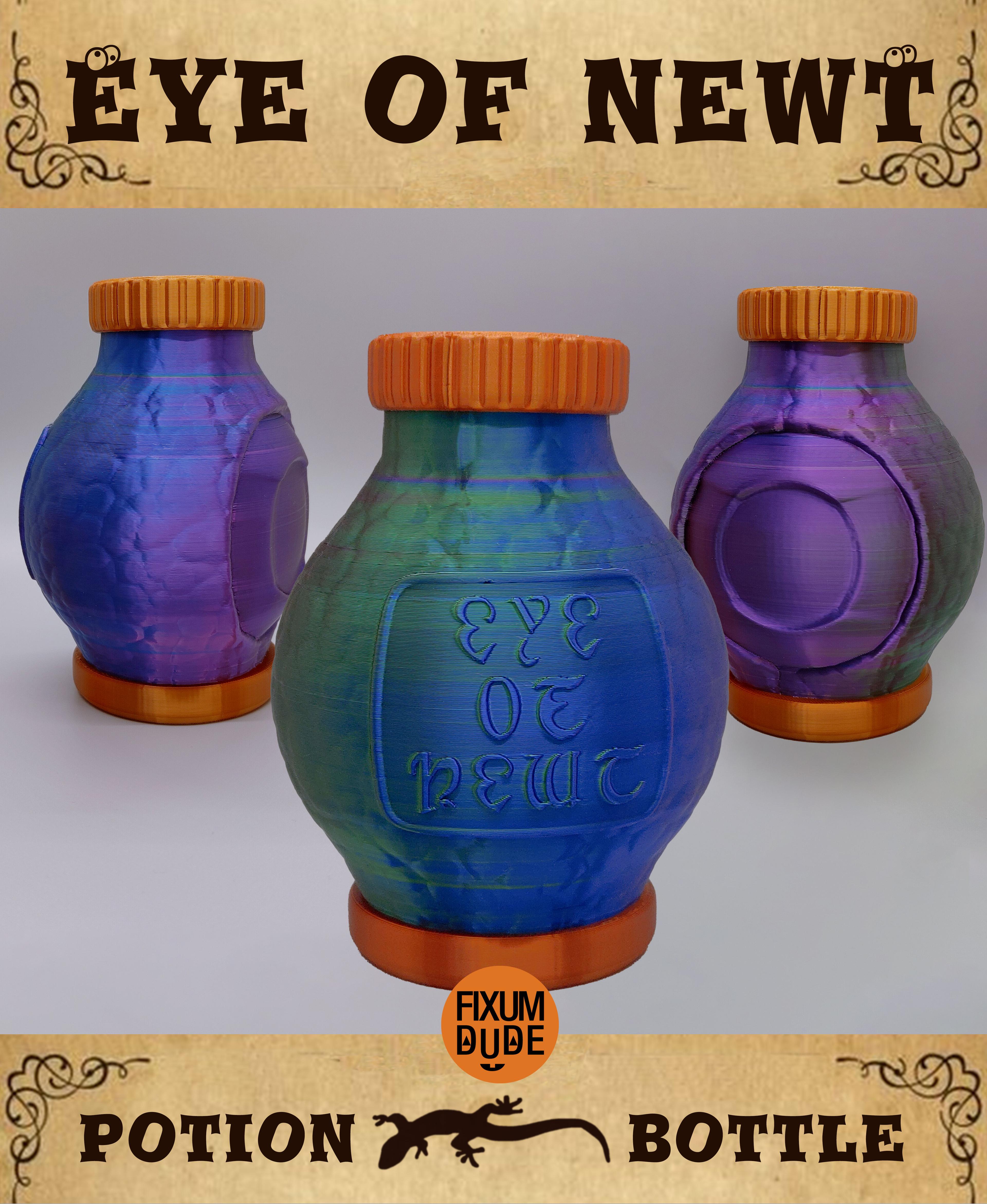 Eye Of Newt Potion Bottle 3d model