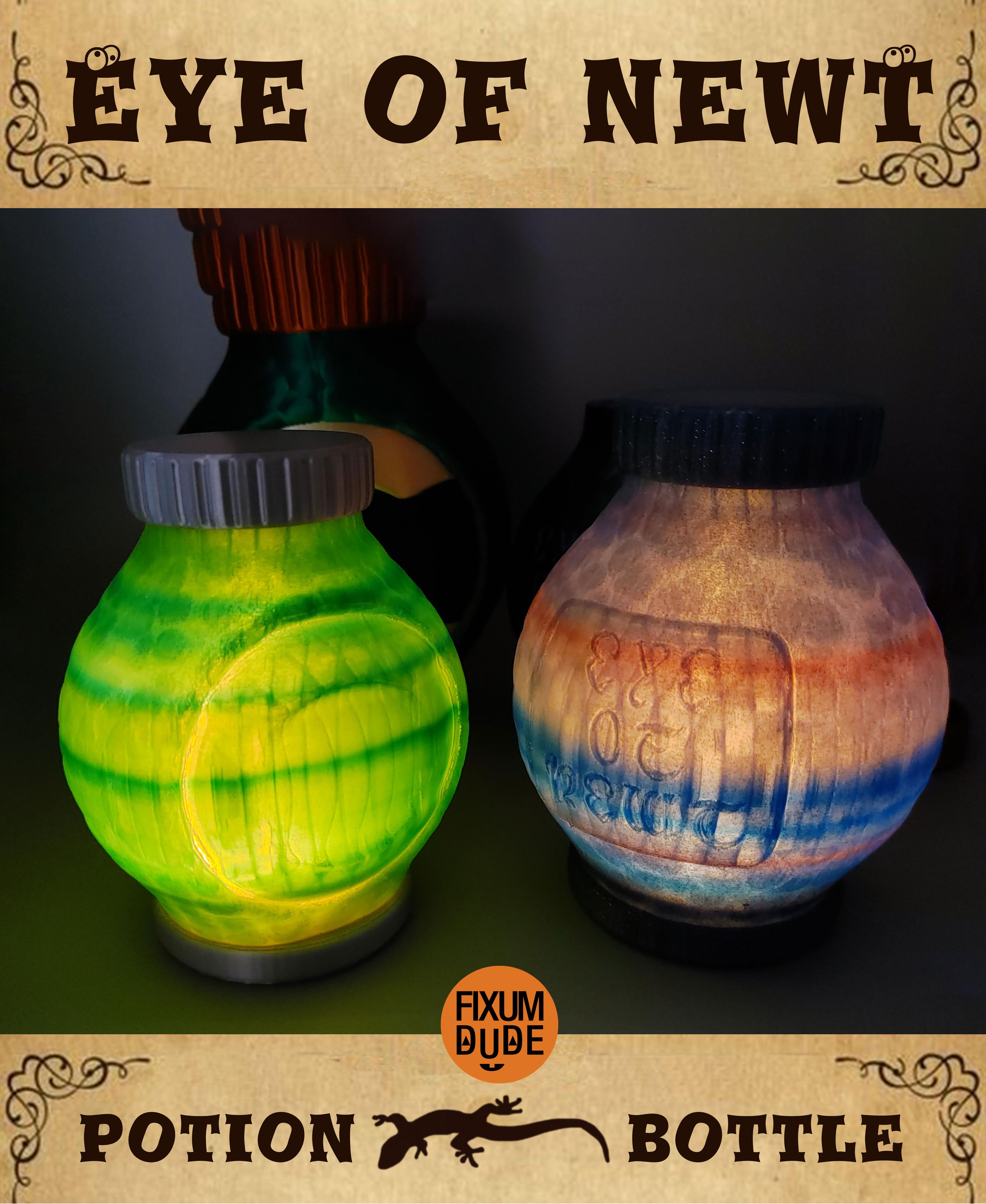 Eye Of Newt Potion Bottle 3d model