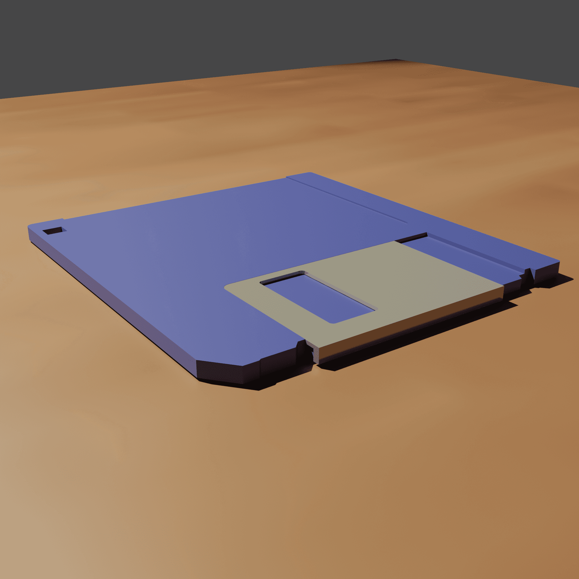 3.5" Floppy Disk Coaster  3d model