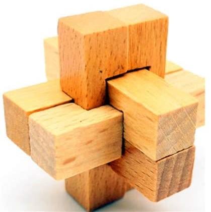 Colorful Puzzle - Actual Wooden 3D Puzzle  - 3d model