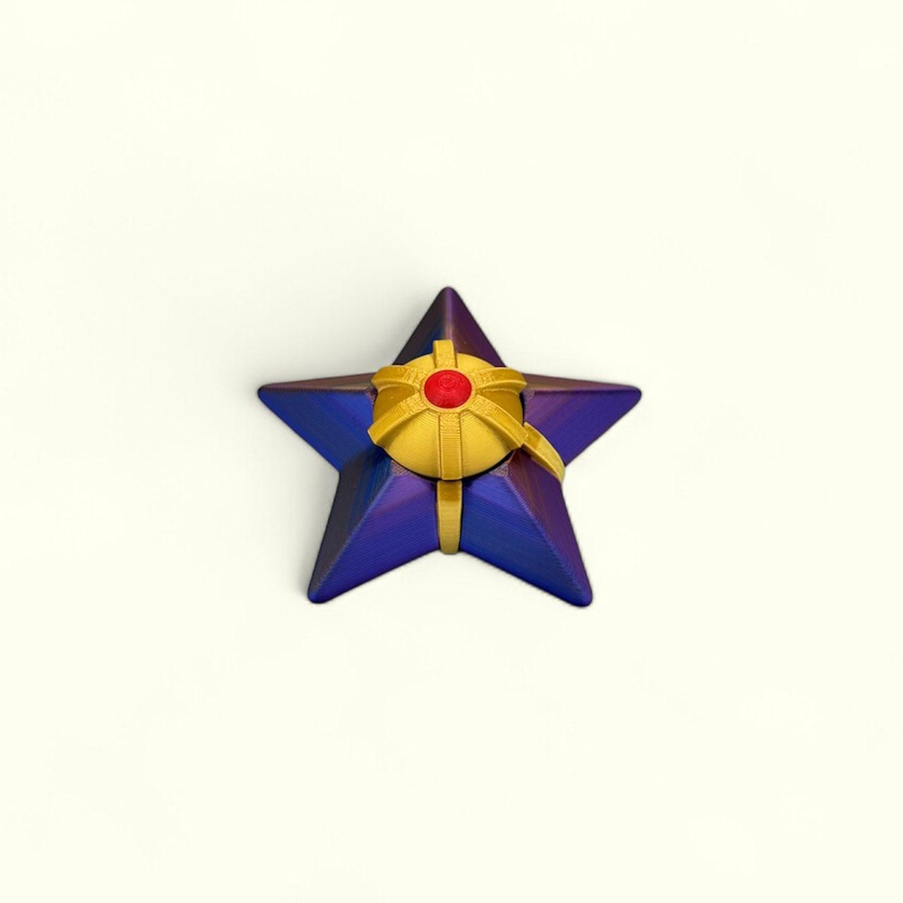 Staryu Pokemon Fidget Spinner - Print in Place  3d model