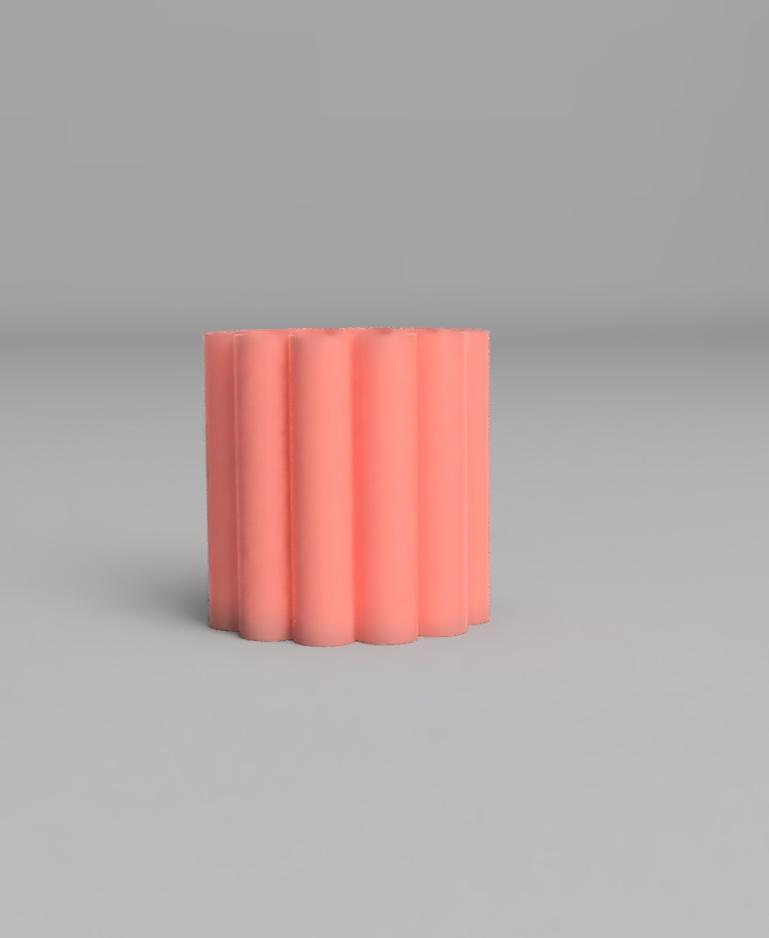 PEN HOLDER FLOWER 3d model