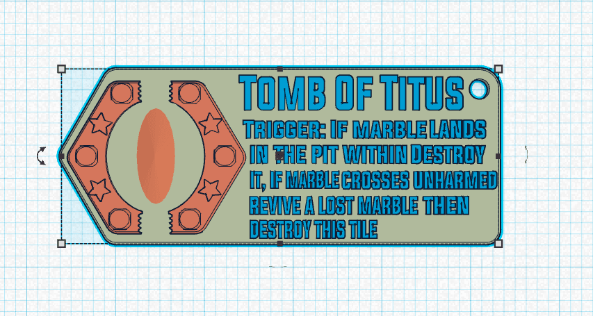 Hextraction Tomb of Titus Tile.stl 3d model