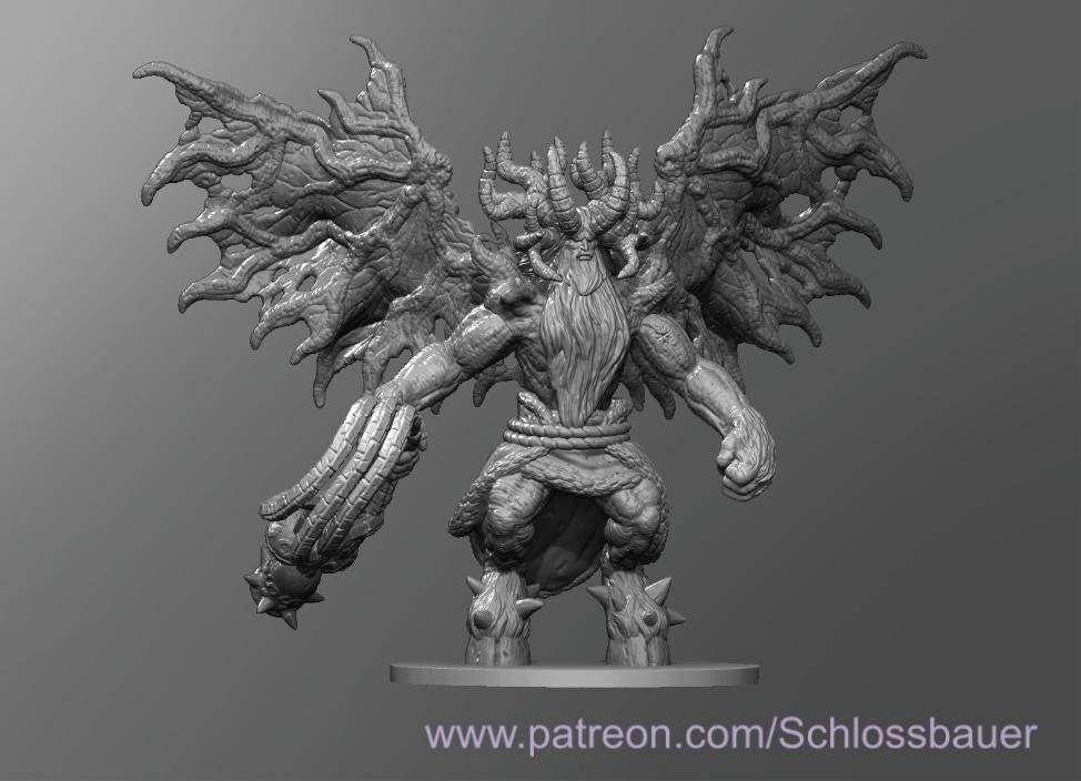 Krampus Demon 3d model