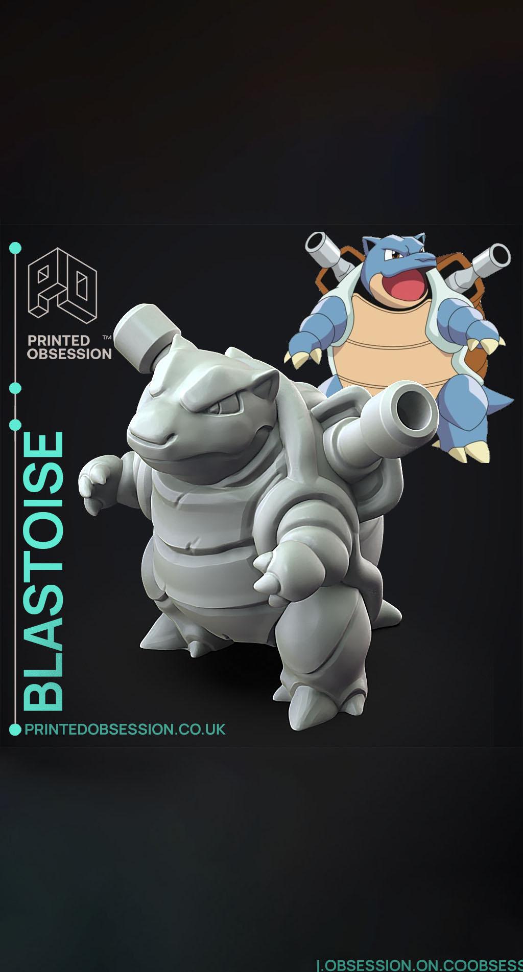 Blastoise - Pokemon - Fan Art 3d model