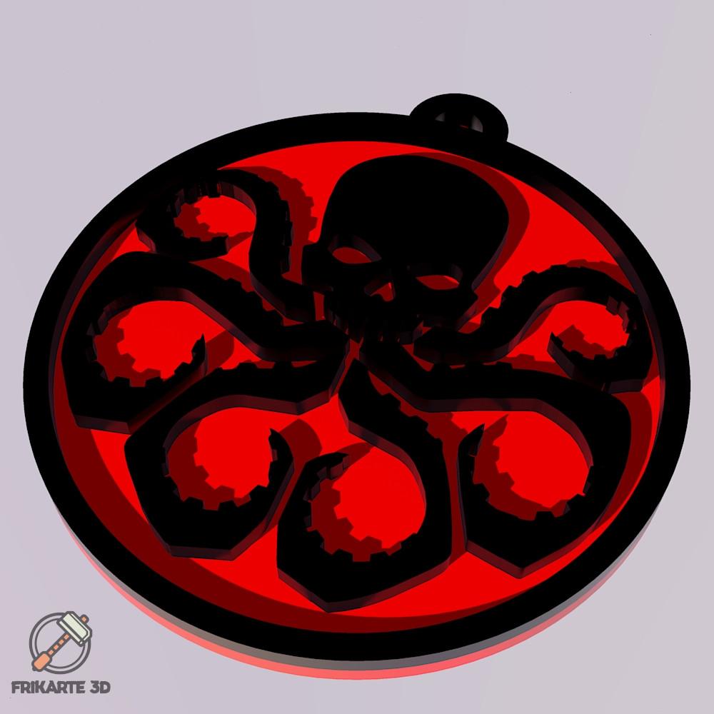 Hydra Keychain 3d model