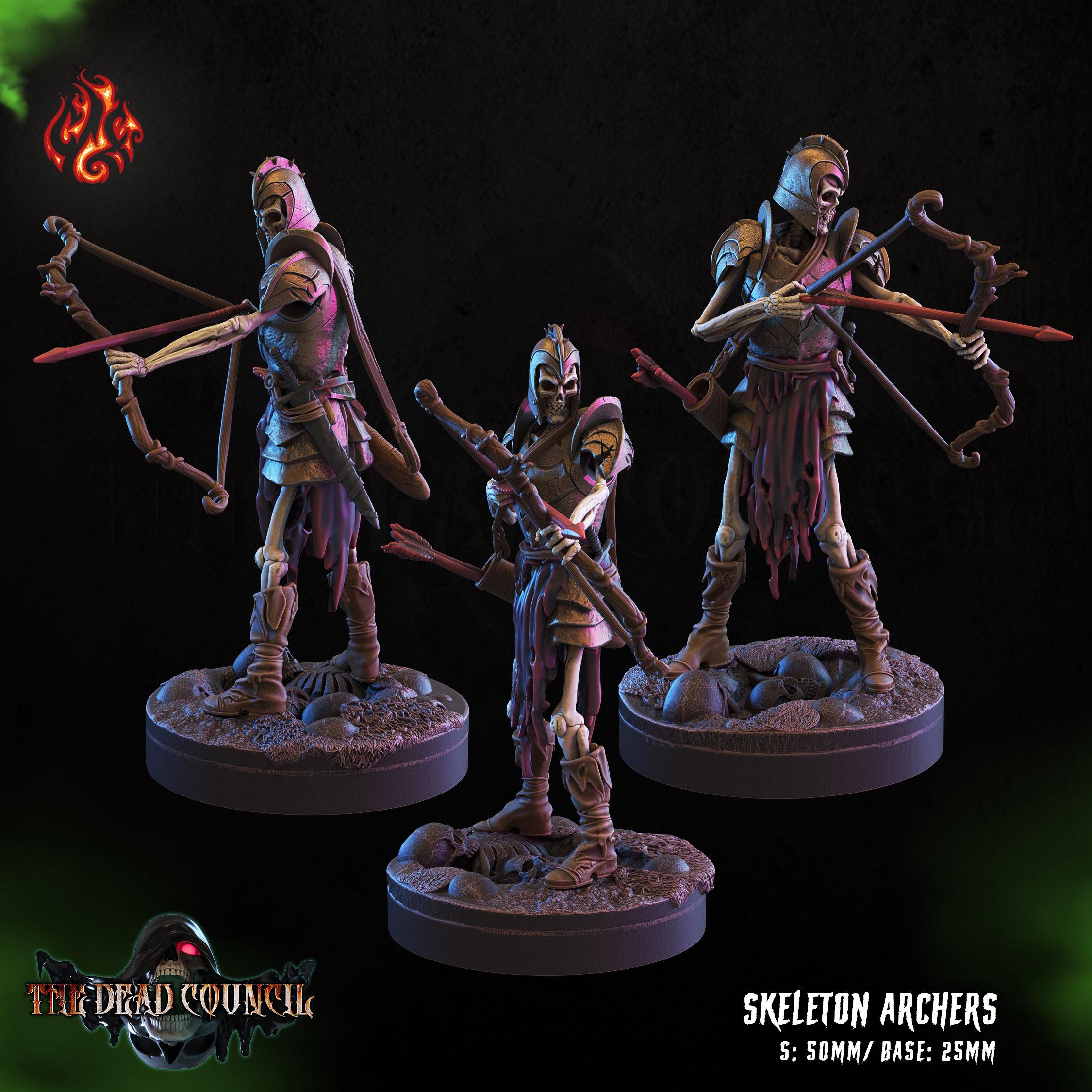 Skeleton Archers 3d model