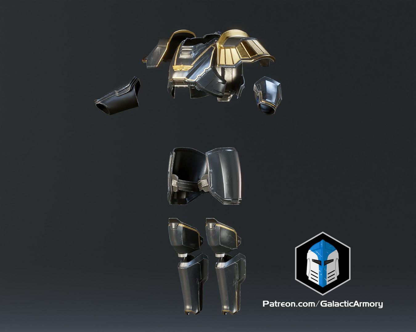 Helldivers 2 Armor - Hero of the Federation - 3D Print Files 3d model