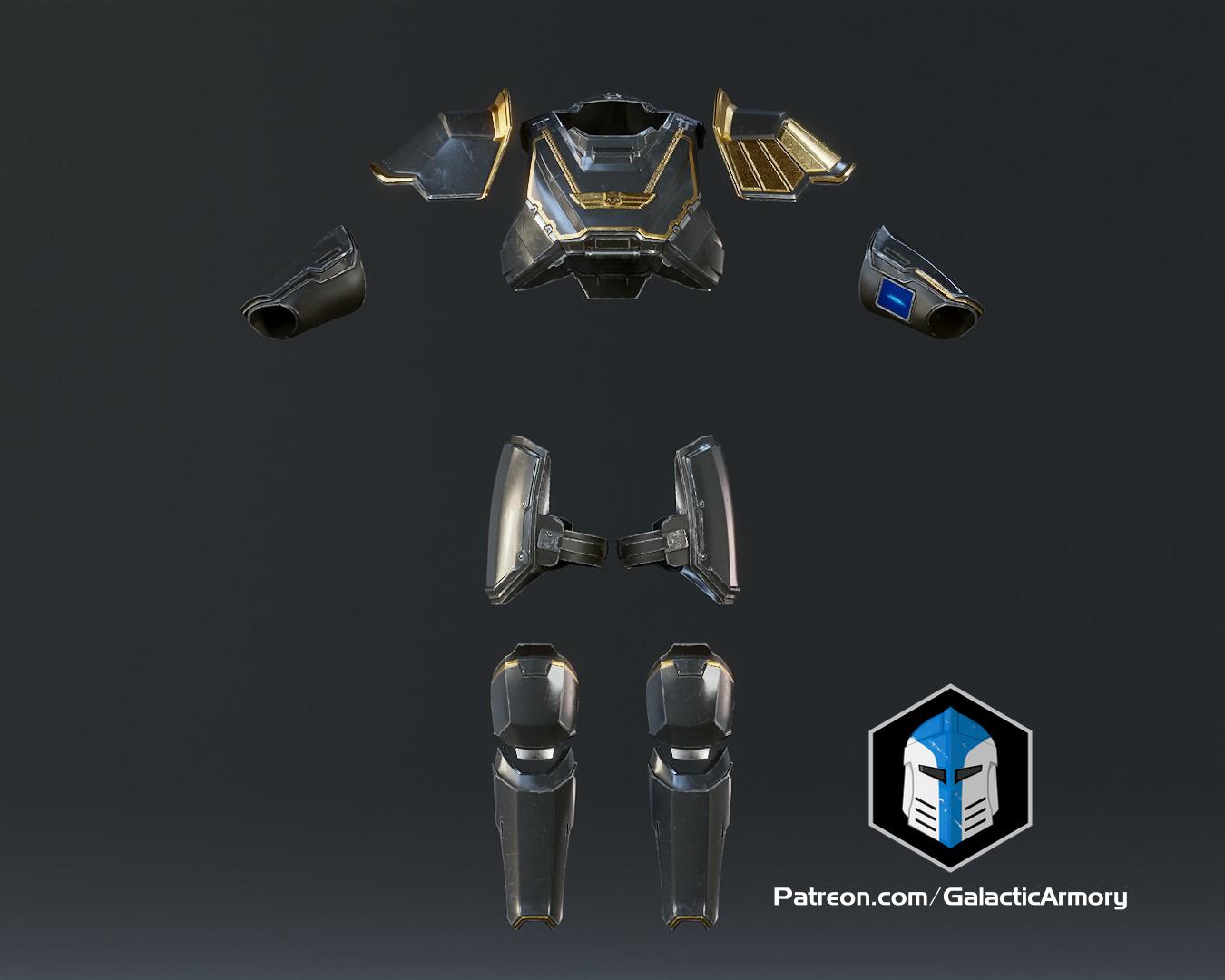 Helldivers 2 Armor - Hero of the Federation - 3D Print Files 3d model