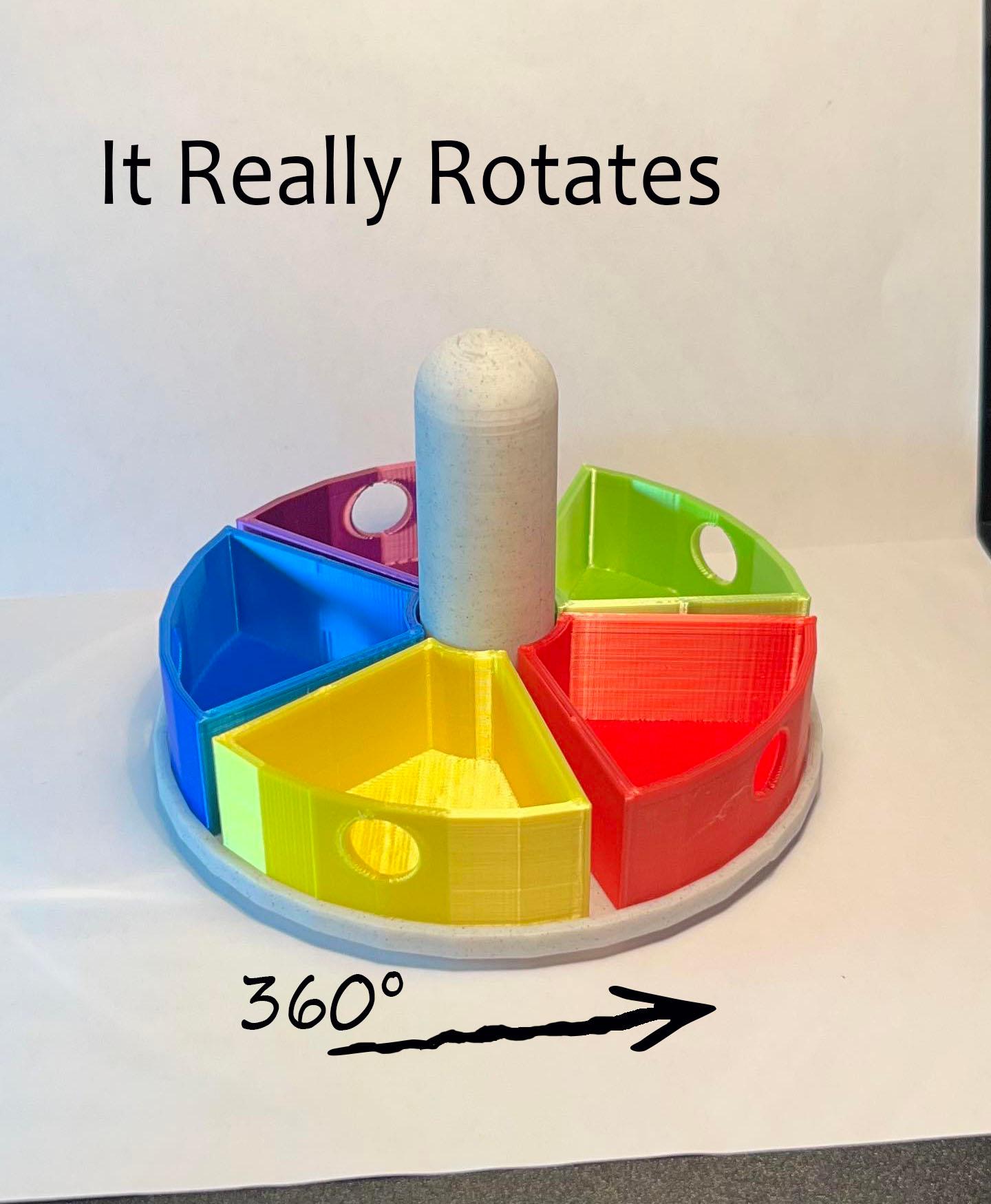 Rotating craft caddy 3d model