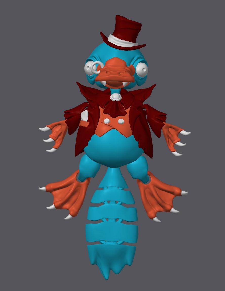 Count Platypus 3d model