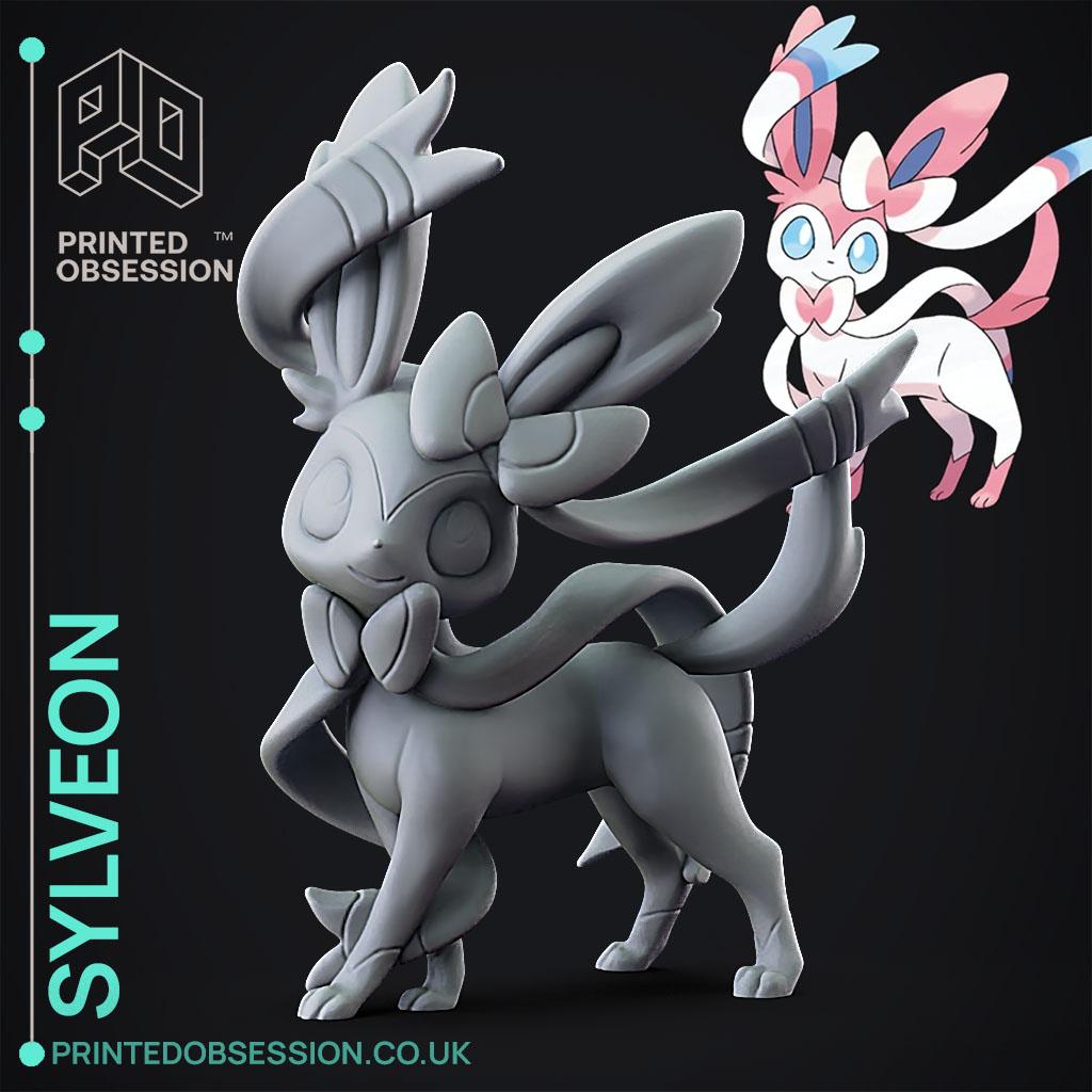 Sylveon - Pokemon - Fan Art 3d model