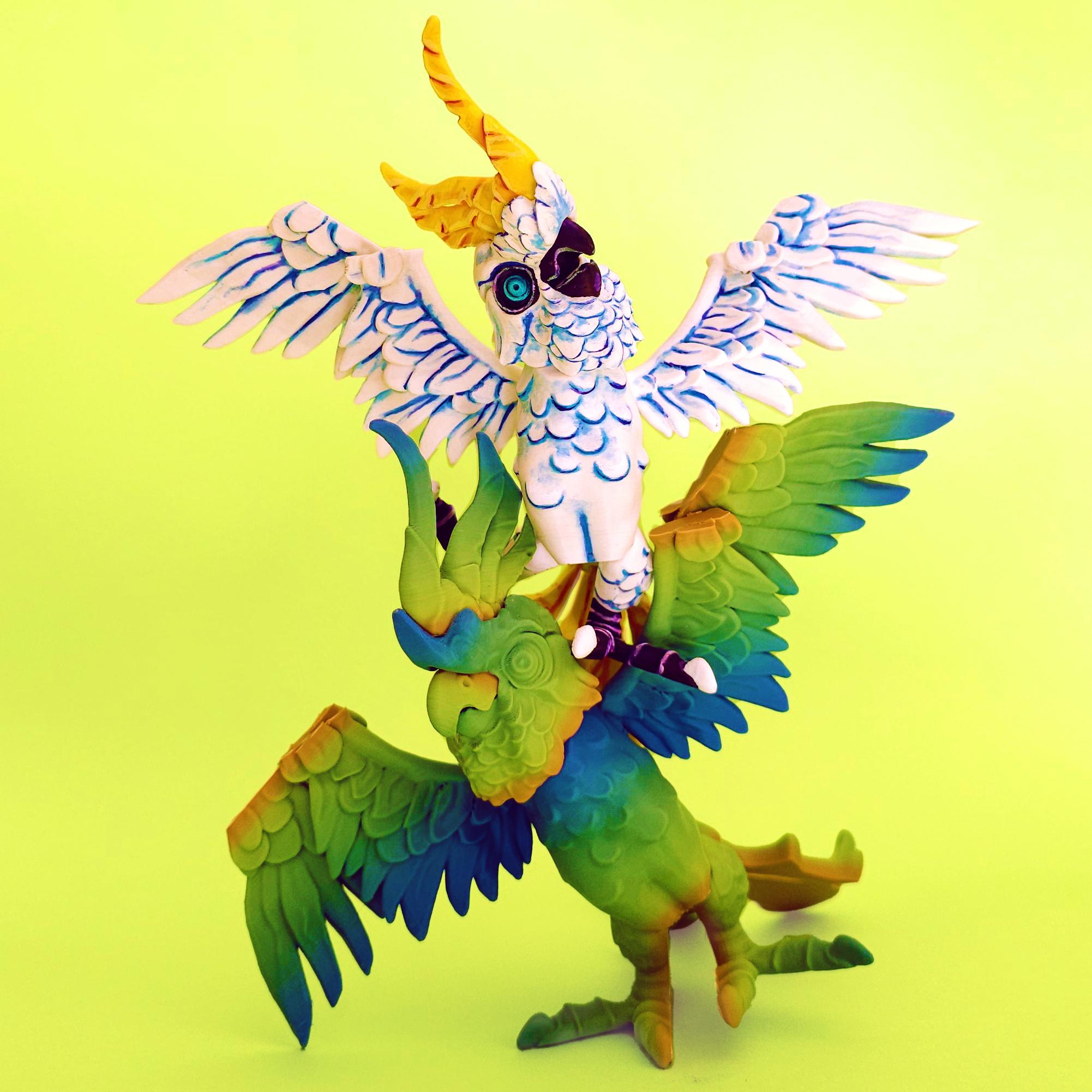 Twisty Cockatoo 3d model