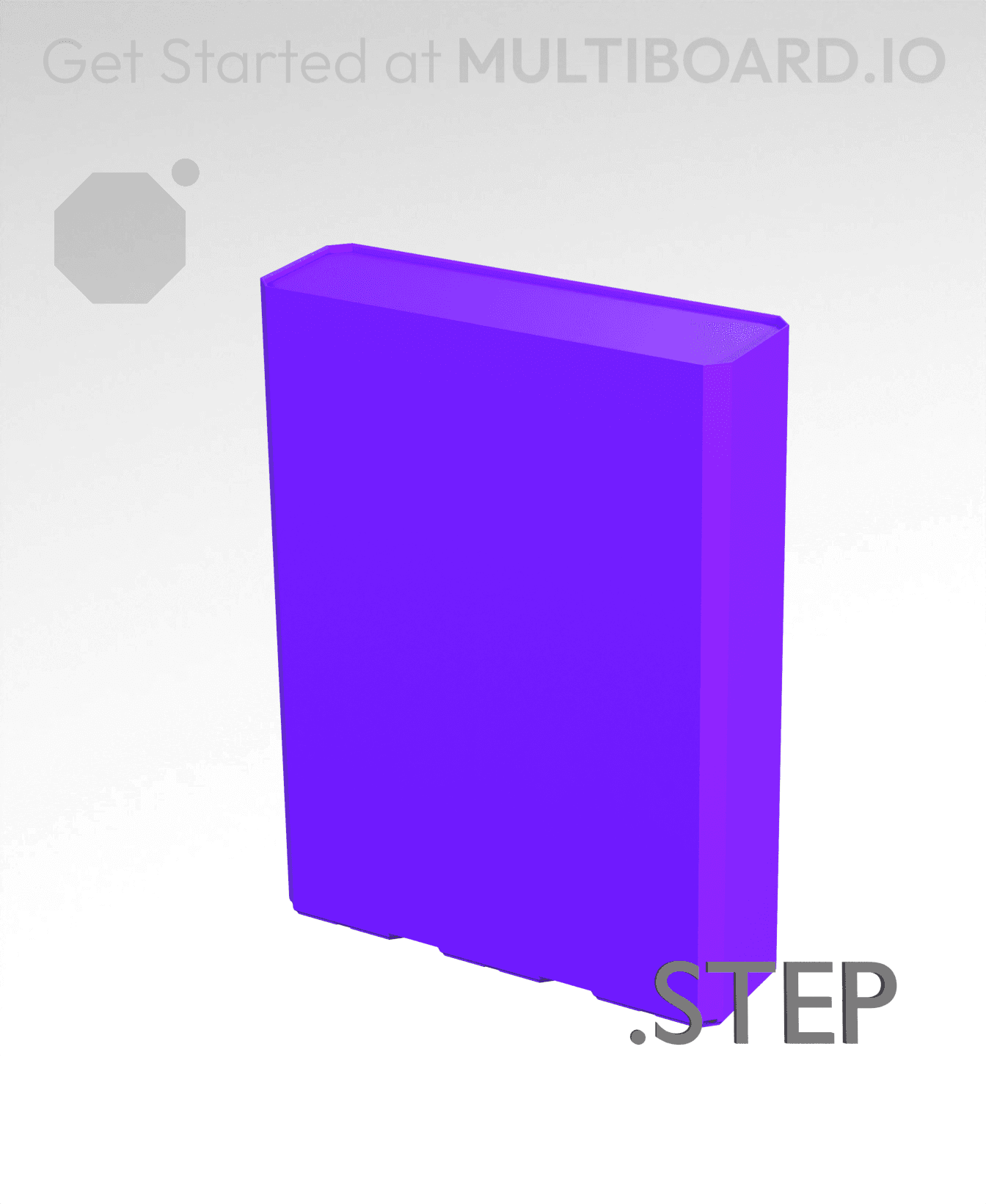 3x1x4 - Multibin Insert - STEP Remixing File 3d model