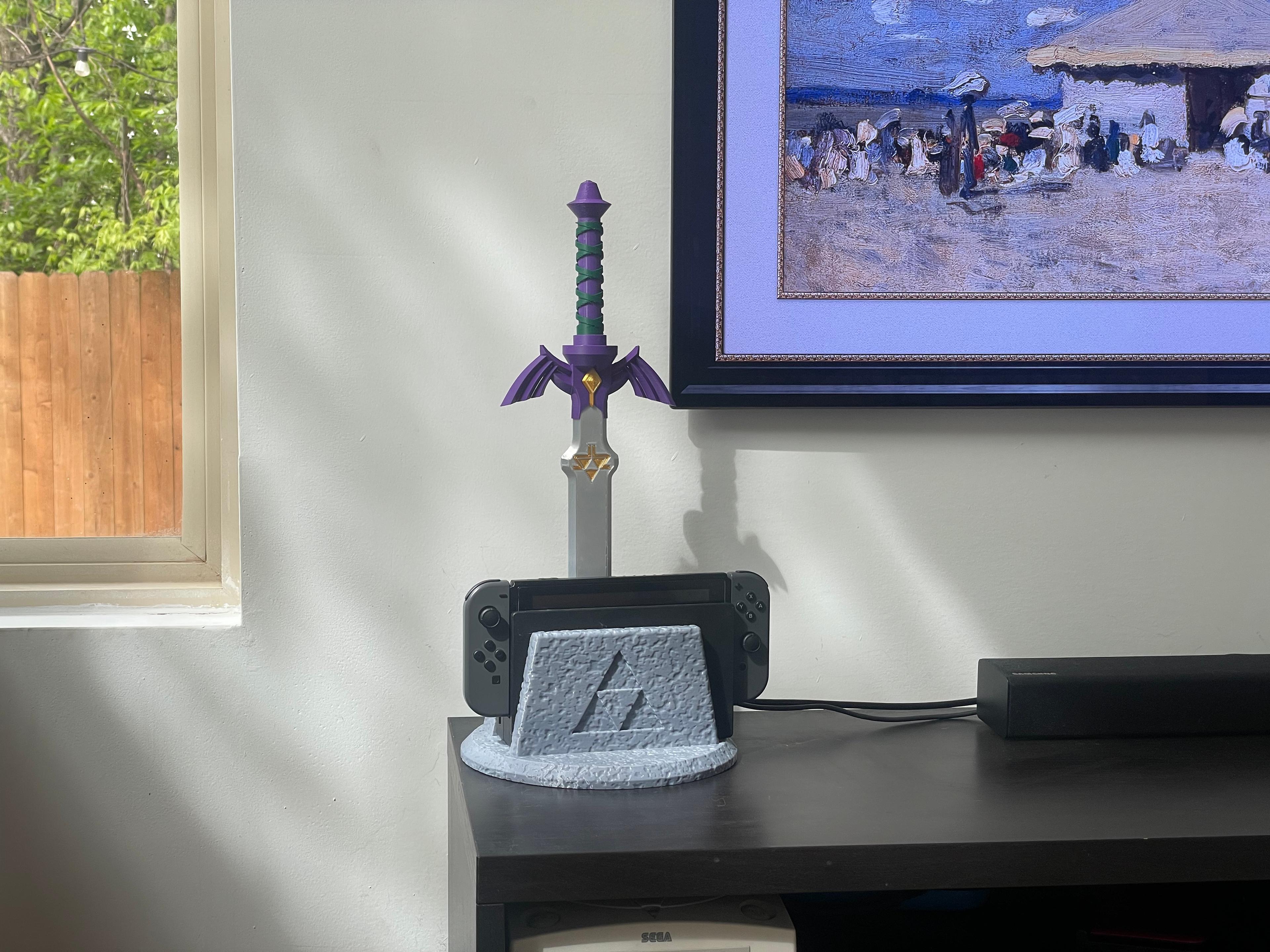 SWITCH DOCK WITH REMOVABLE MASTER SWORD 3d model