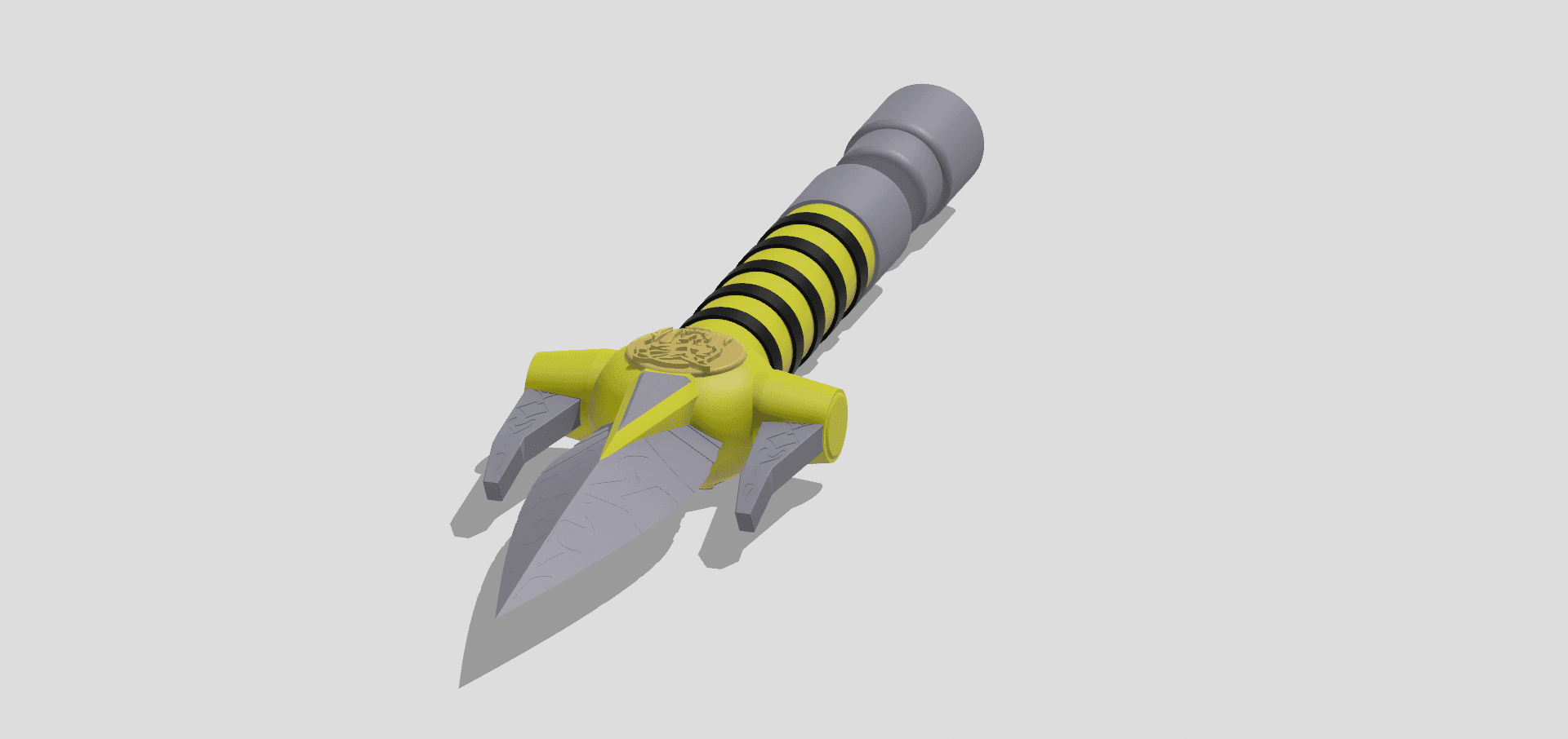 Yellow Ranger Power Dagger - Mighty Morphin Power Rangers 3d model