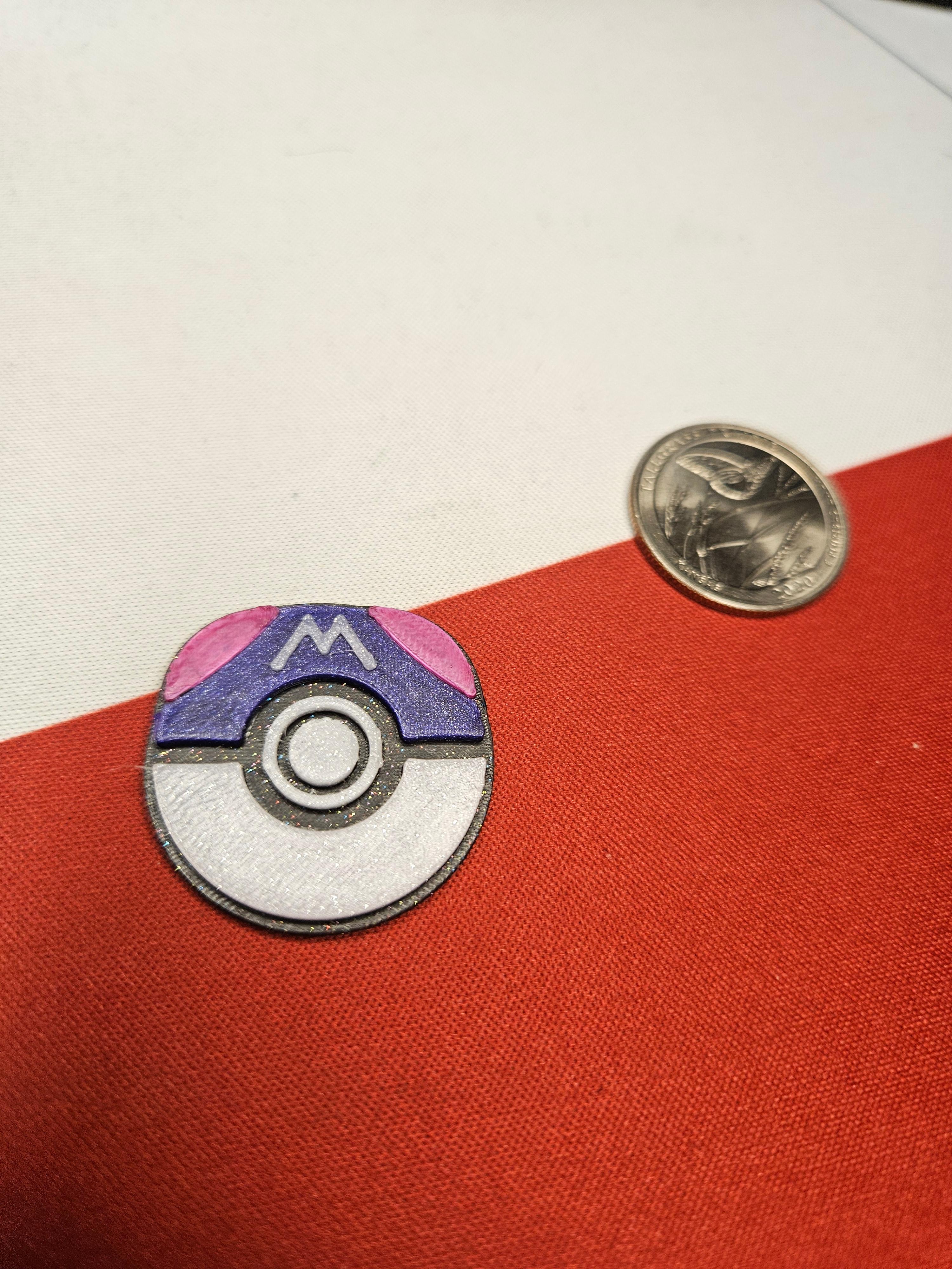 Master Ball Token Double Sided Ver. 3d model