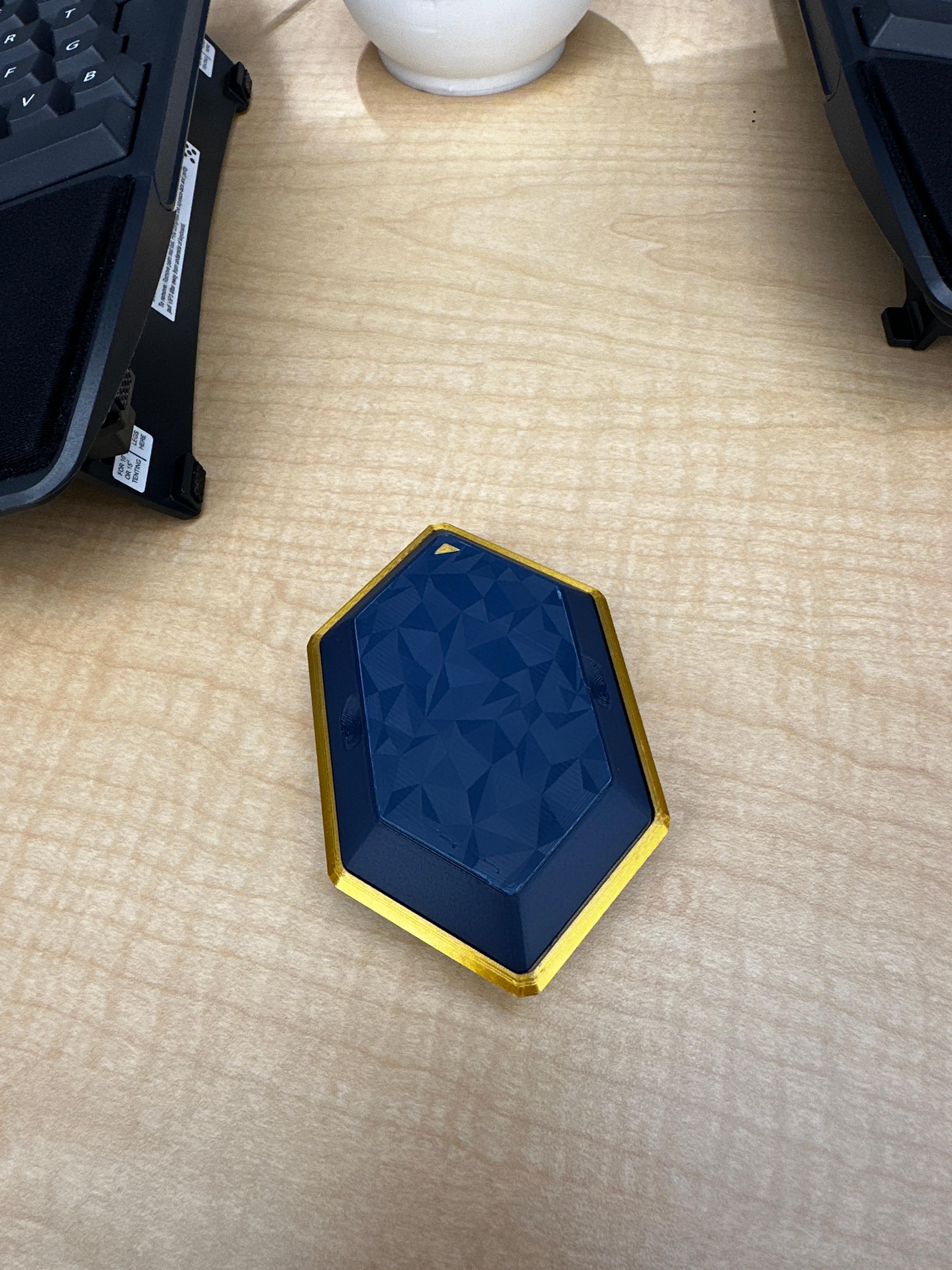 Soul Gem MIni carrier bottom embeded magnets.stl 3d model